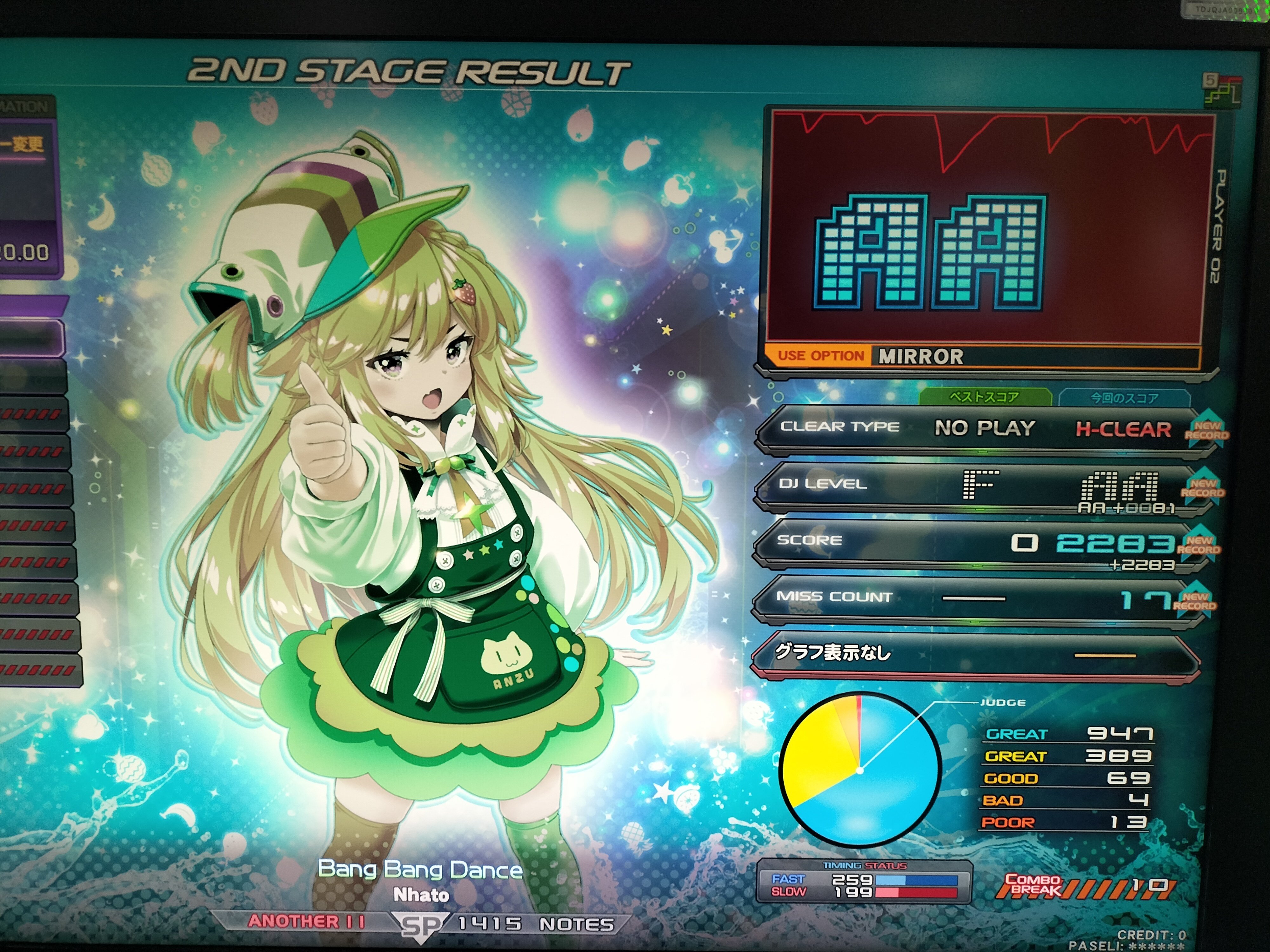 ビートマニアIIDX33Sparkle Showerくんはじめまして！(2025年9月21日の