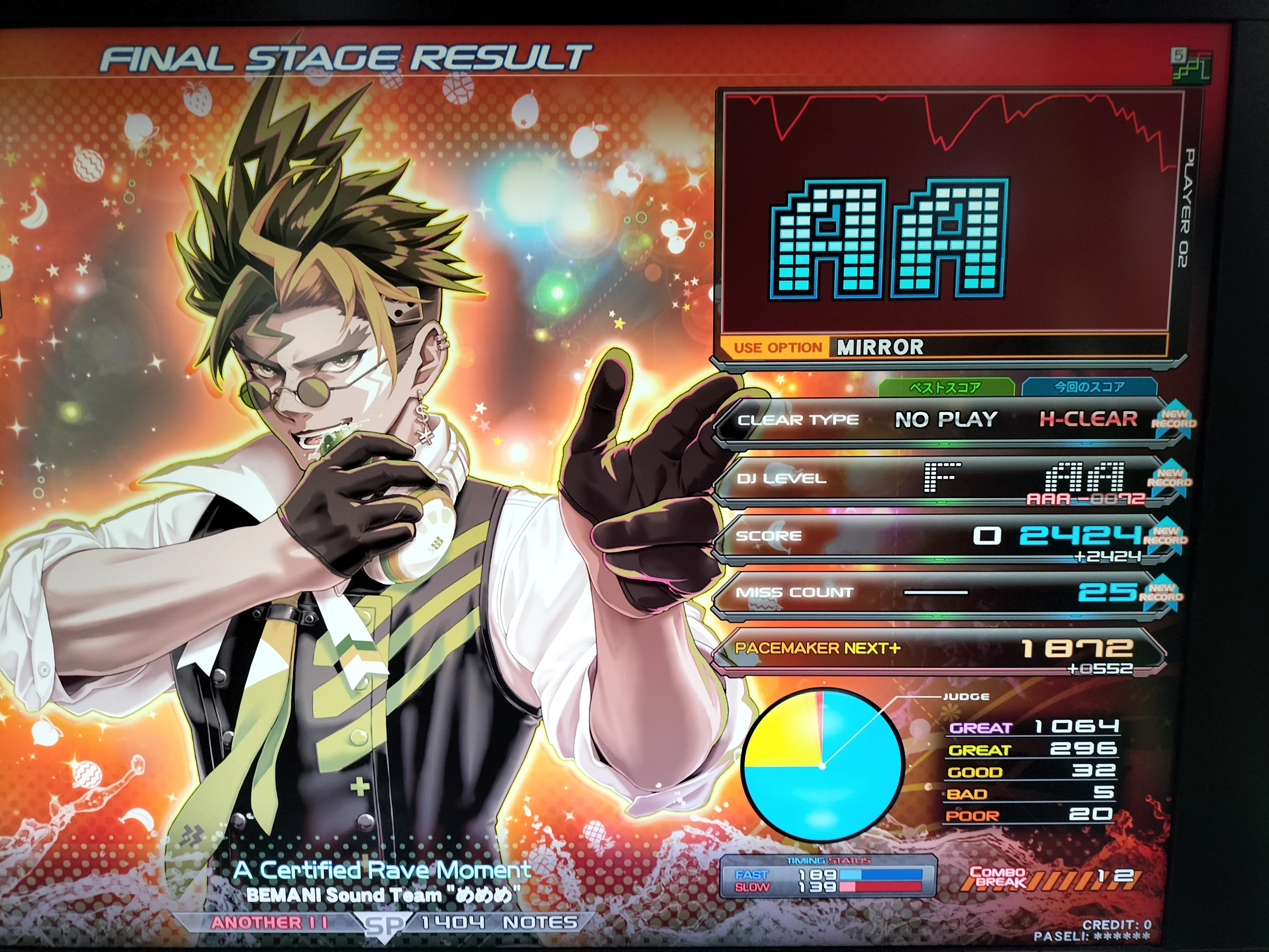 ビートマニアIIDX33Sparkle Showerくんはじめまして！(2025年9月21日の