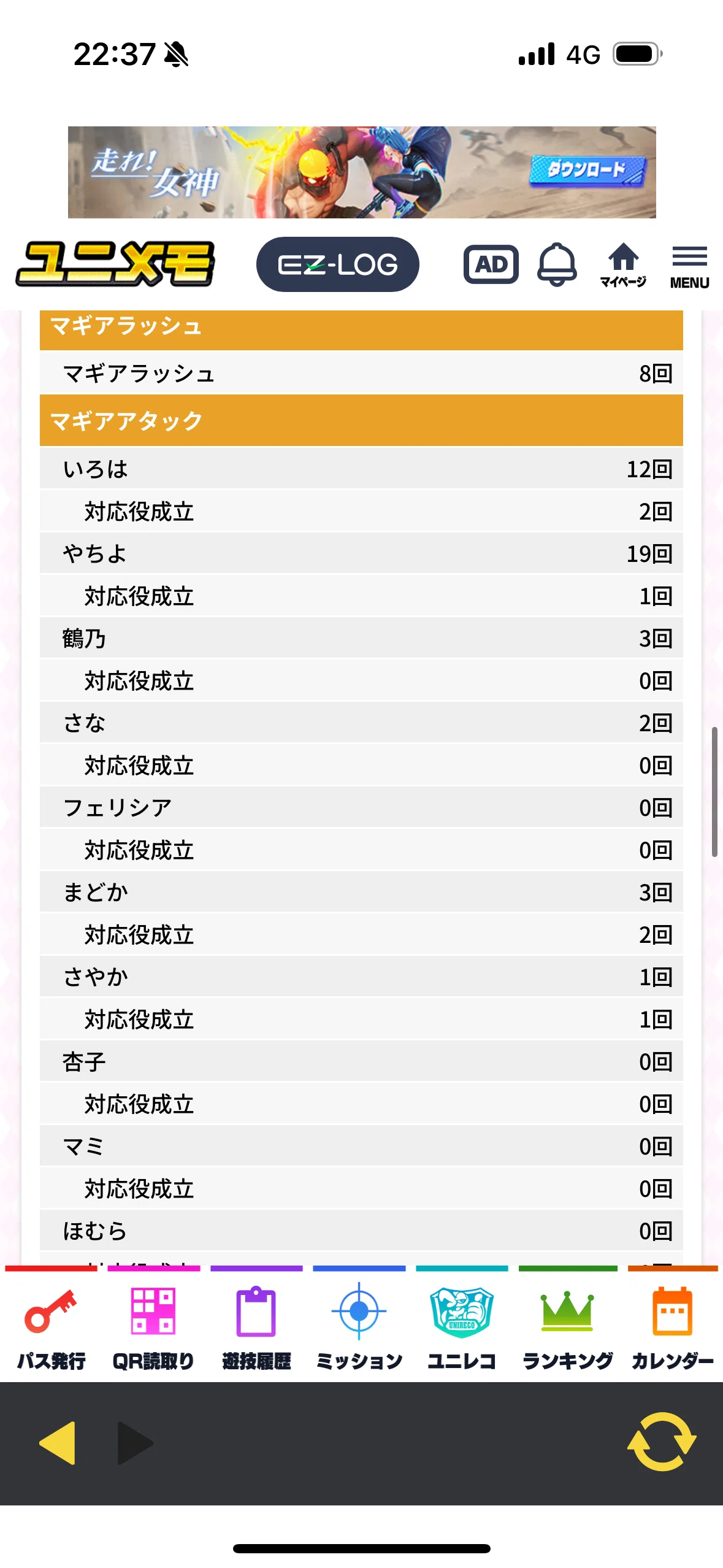 スマスロ Lマギアレコード(マギレコ) 推定設定4 9500G実践データ 設定