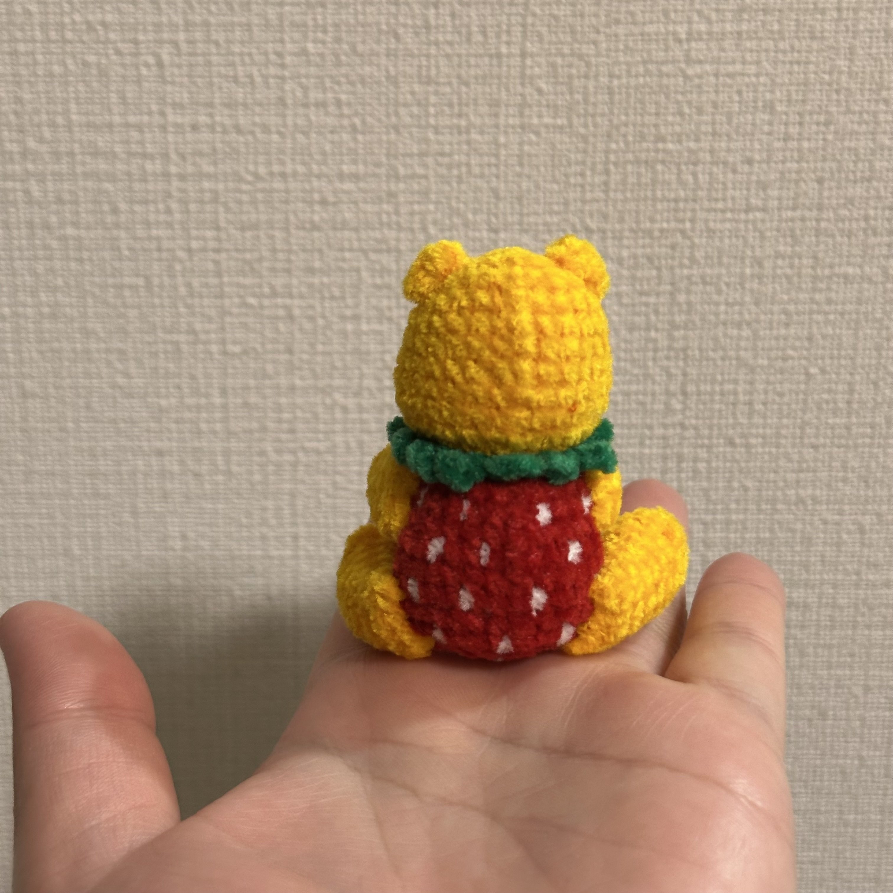 プーさんのあみぐるみ（フードと帽子バージョンの2種）｜reirei3413