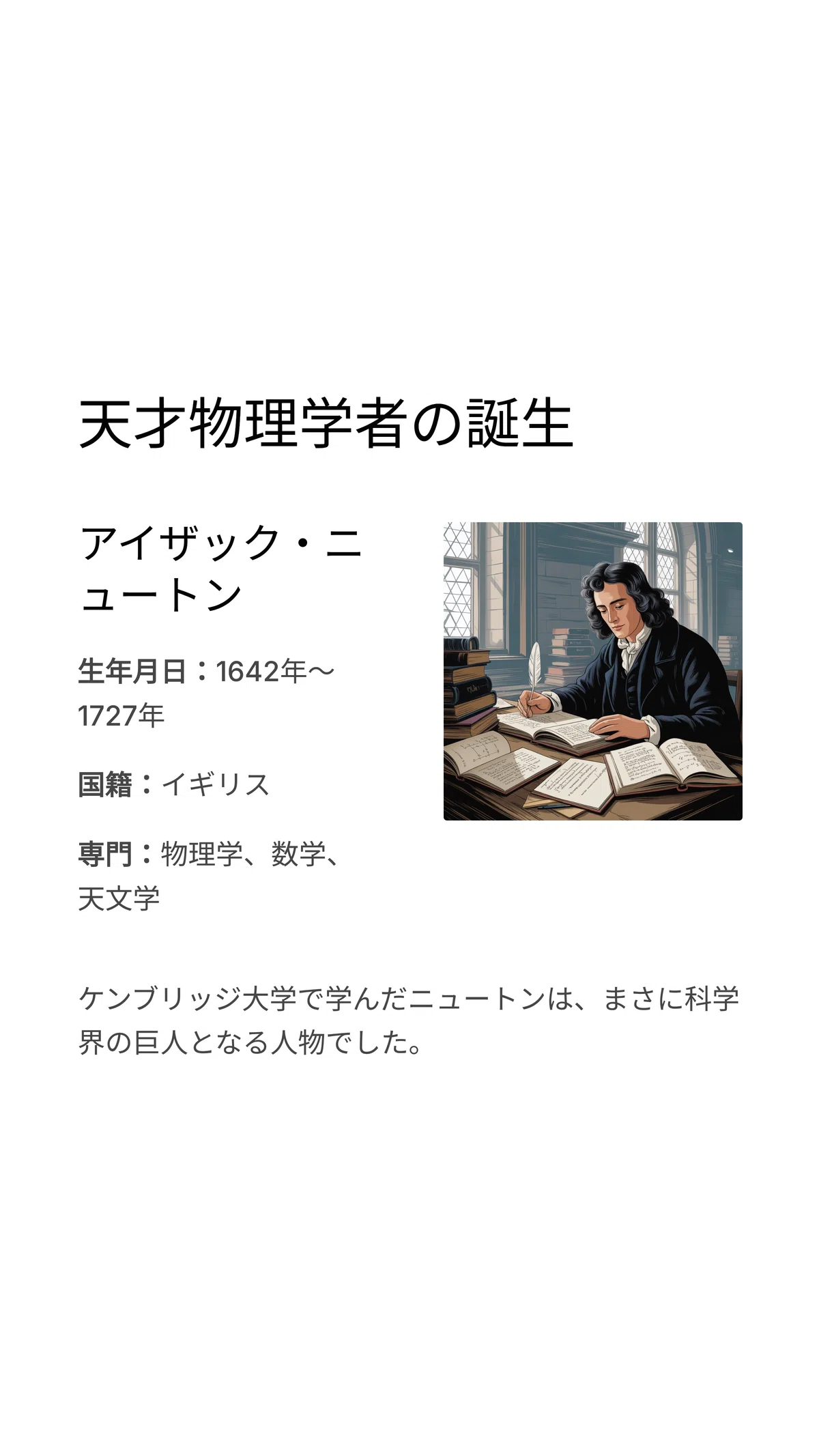 ニュートン登場！近代科学を切り開いた17世紀の革命｜松尾靖隆