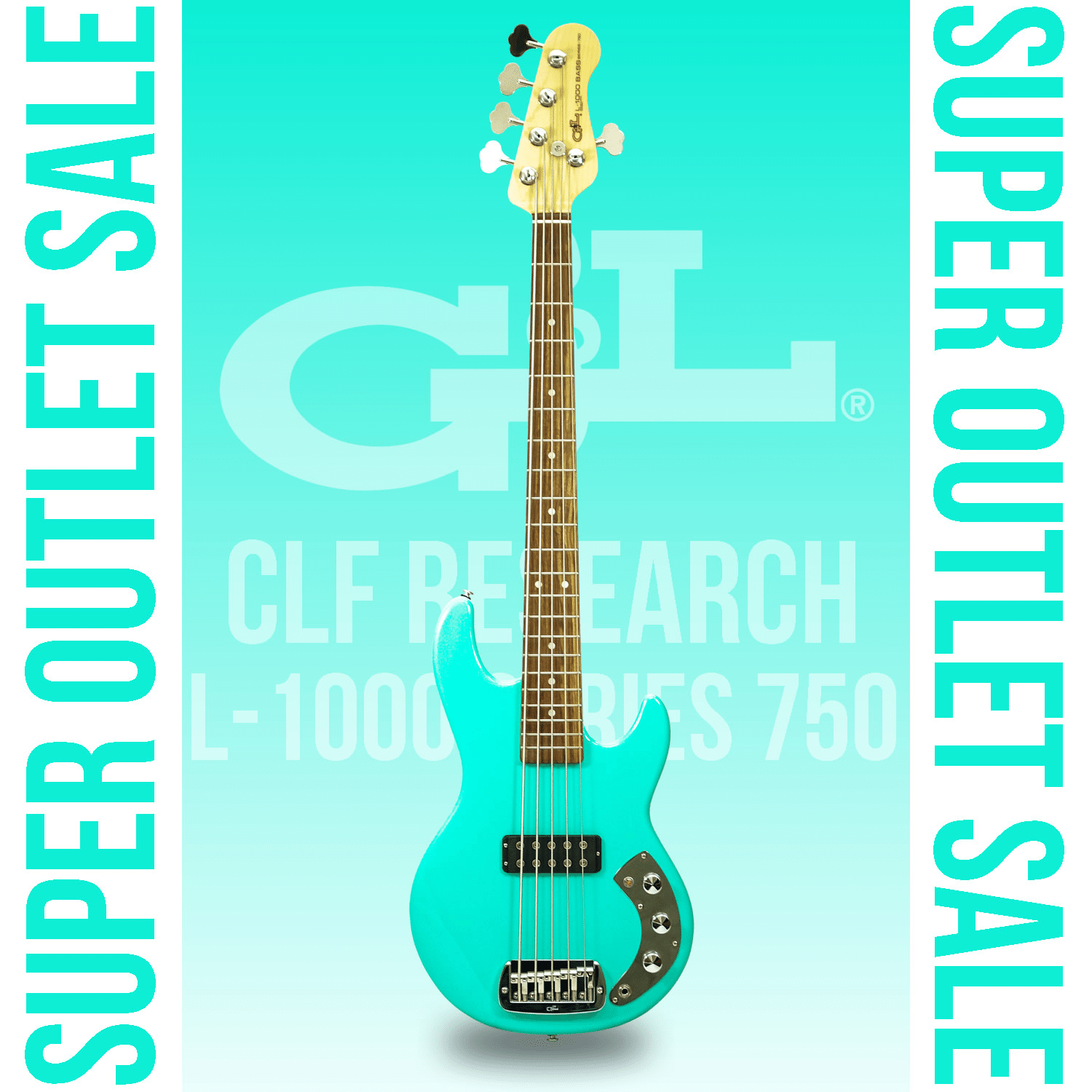 G&L祭り！USA製5弦ベース「CLF L-1000 Series 750」がアウトレット超