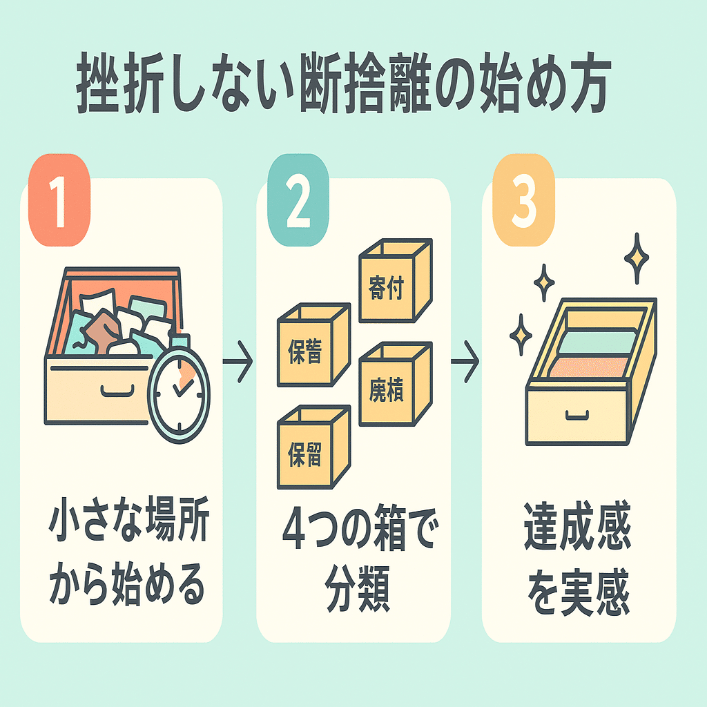 2025年版】断捨離のコツ｜挫折しない始め方3ステップと不用品処分法