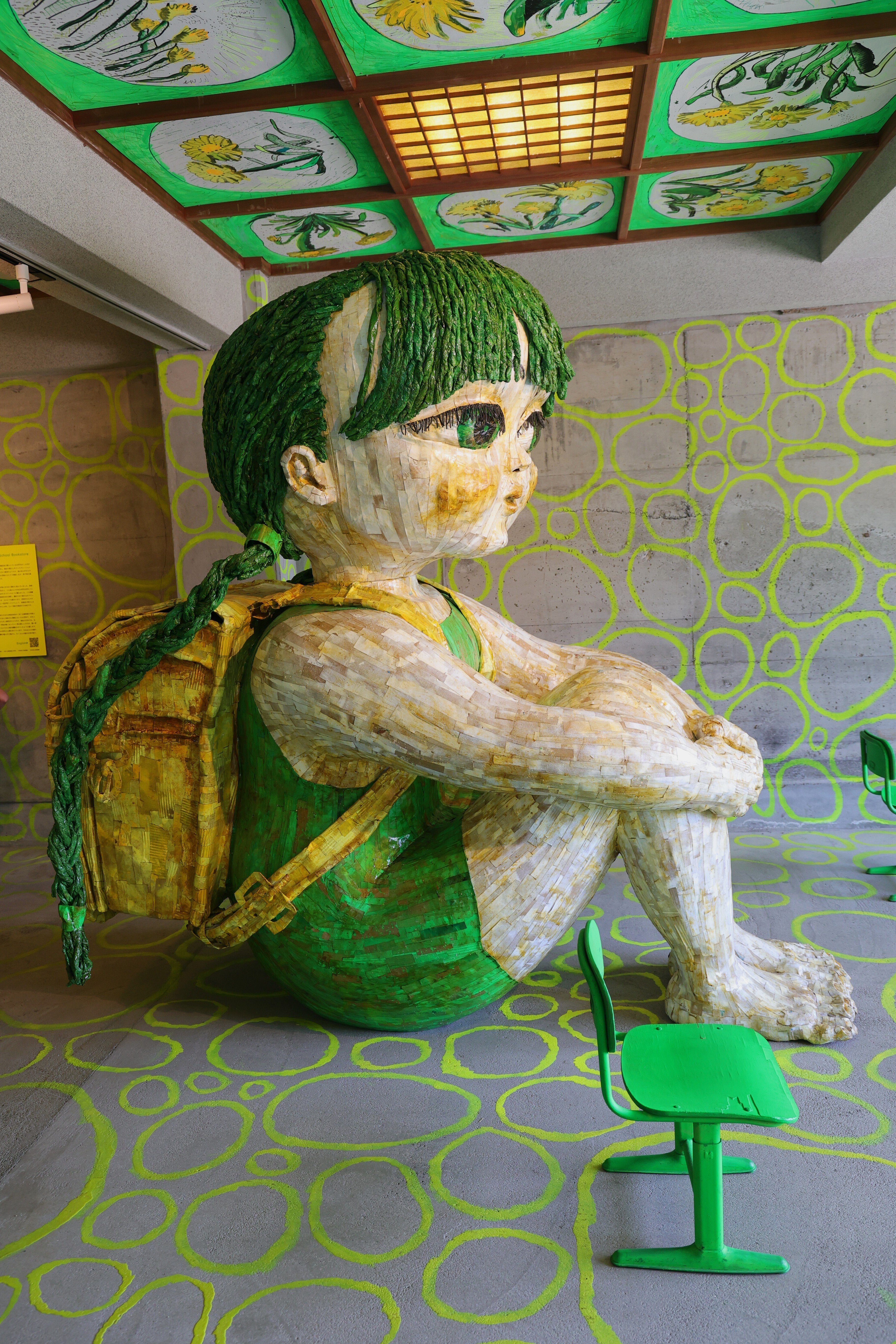 EDOYA　♥️夏祭り♥️　うろつき童子 超レアセル画 女木島05 小さなお店プロジェクト②休校書店で過ごす午後【瀬戸内国際