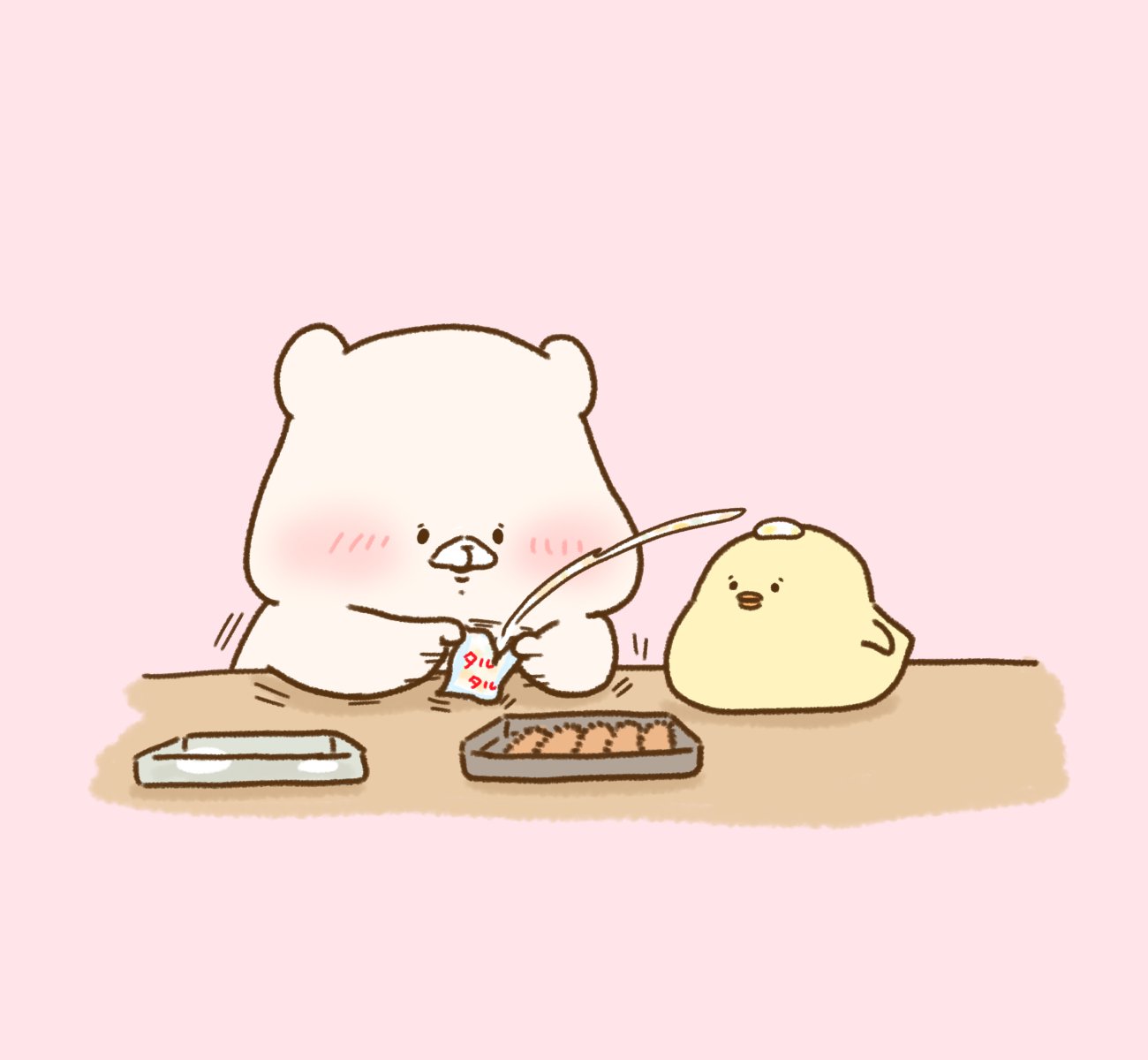 ともだちはくま ひよこちゃんと一緒｜千秋Senshuu