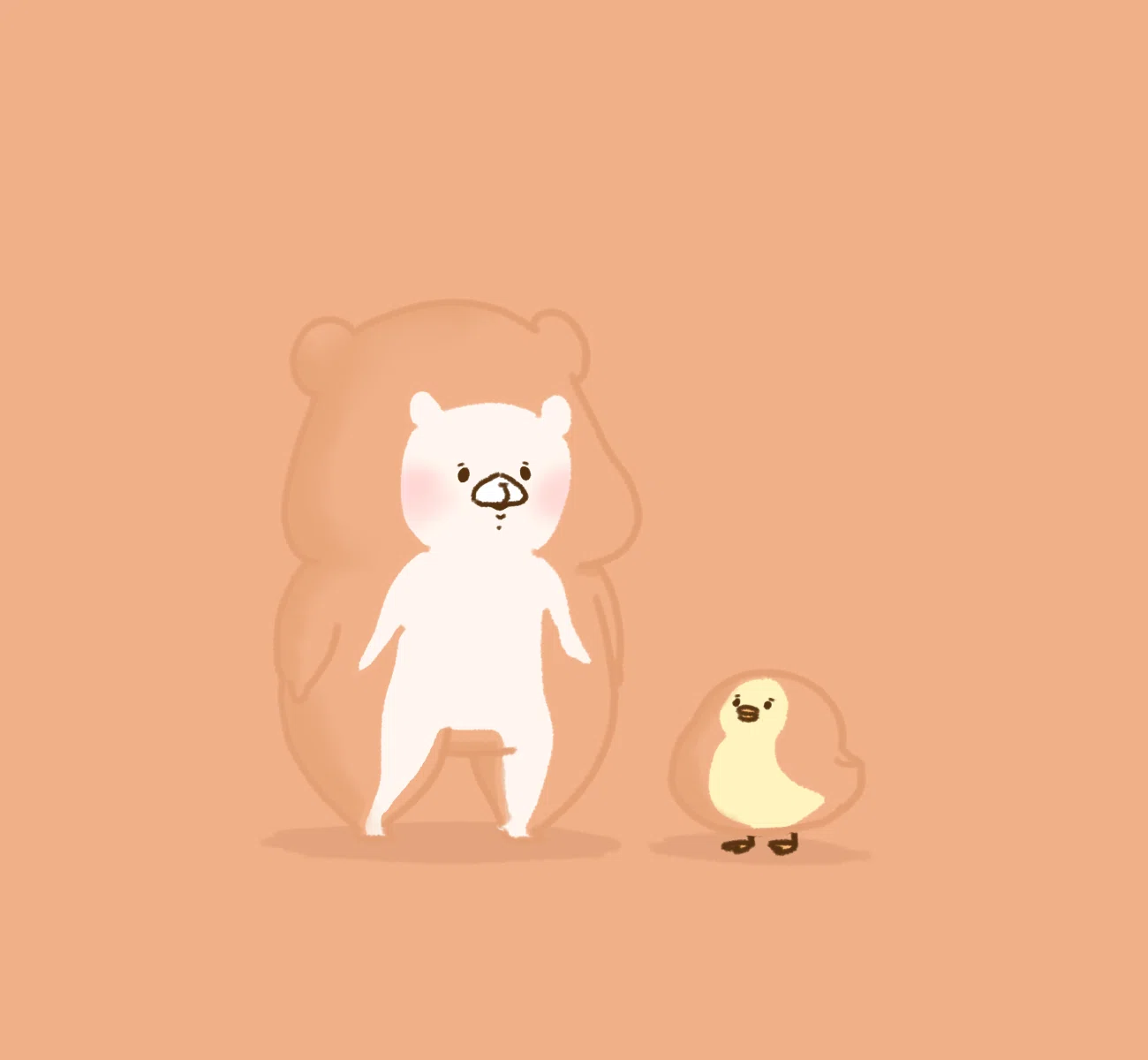 ともだちはくま ひよこちゃんと一緒｜千秋Senshuu