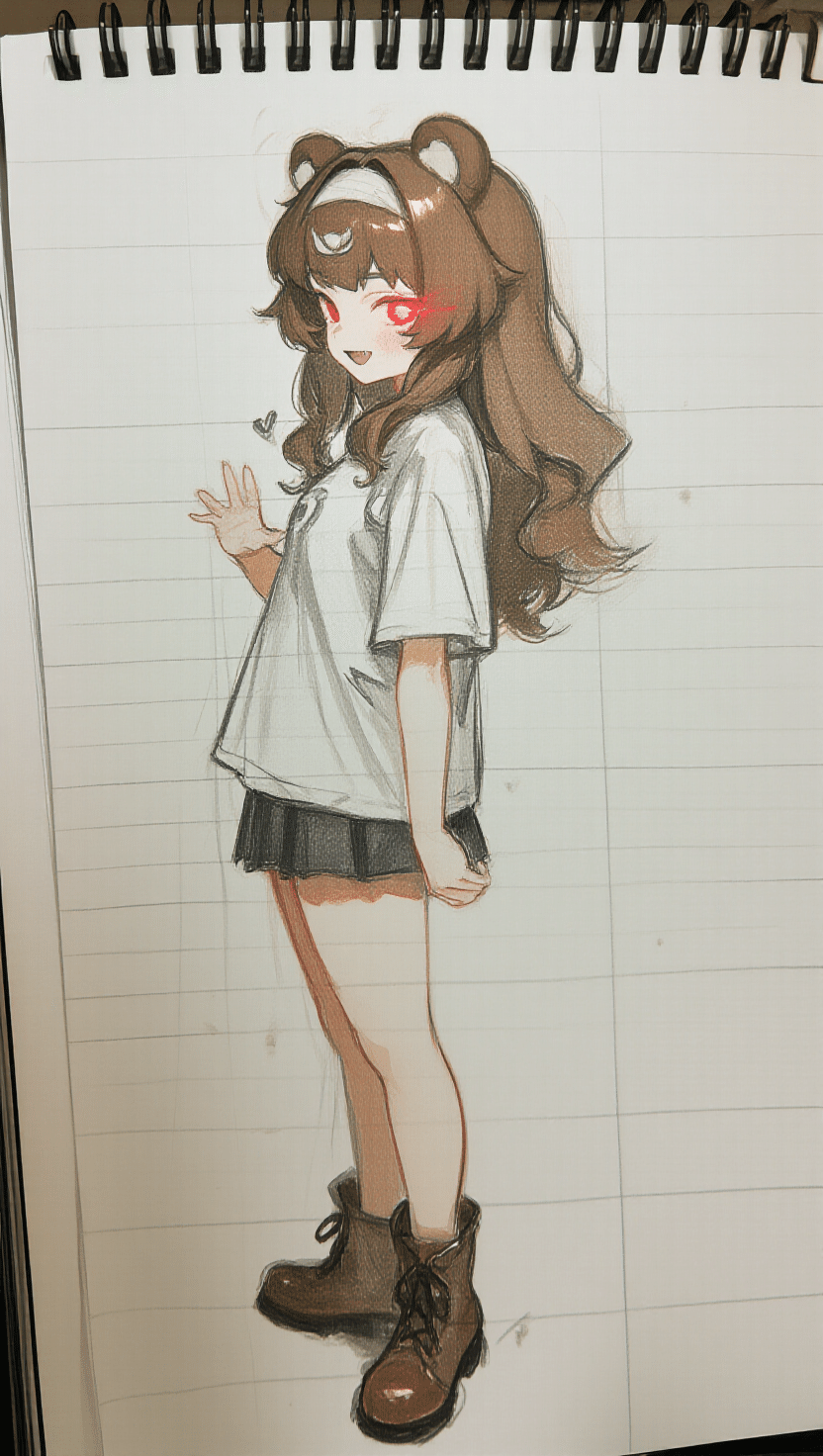 🎨落書きラフから始めるお絵描き【二人の創作Gemini】｜旅くま