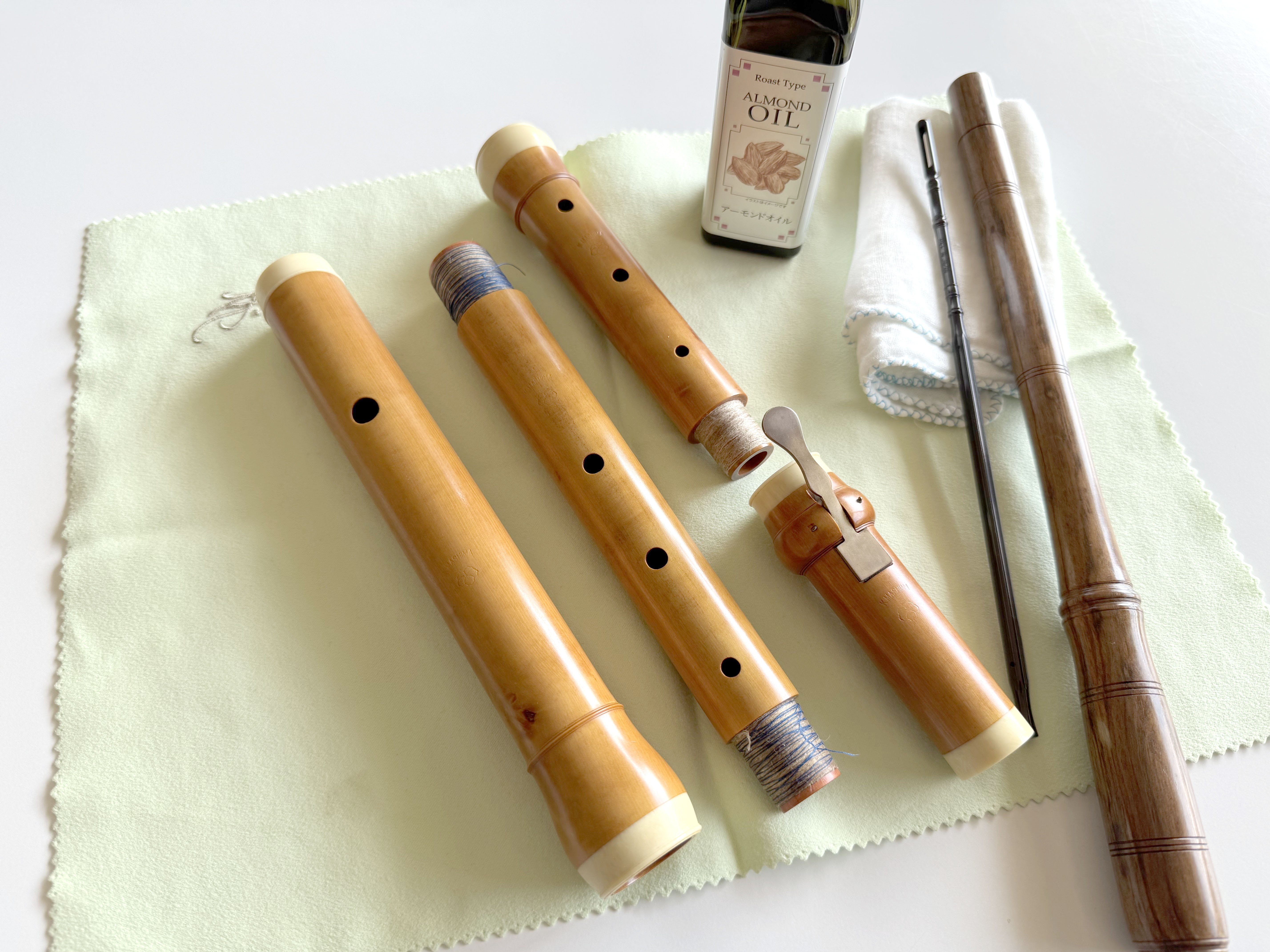 バロック・フルートのお手入れに便利な頭部管コルク用工具を作っ