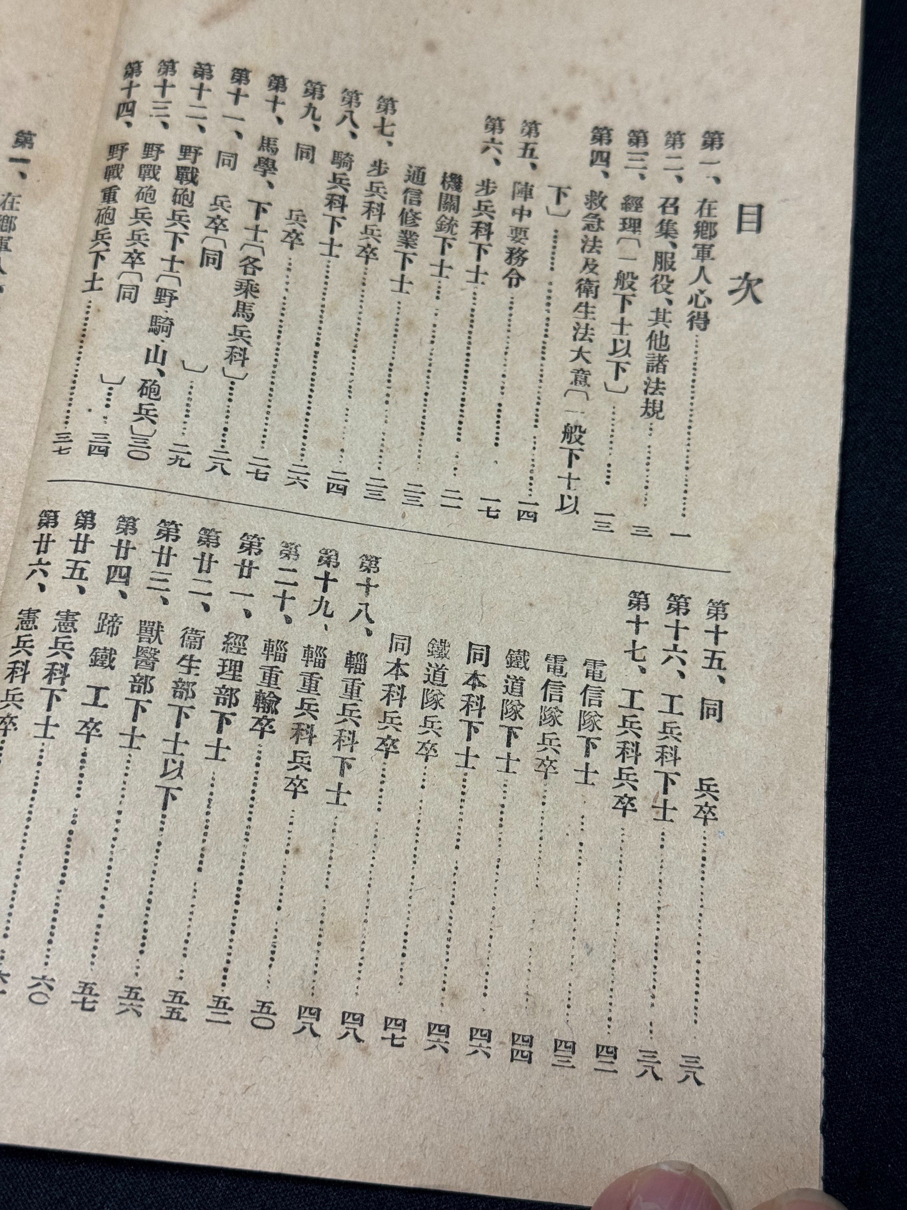 現役を外れたり、補充兵役だったりした在郷軍人が受けていた「簡閲点呼