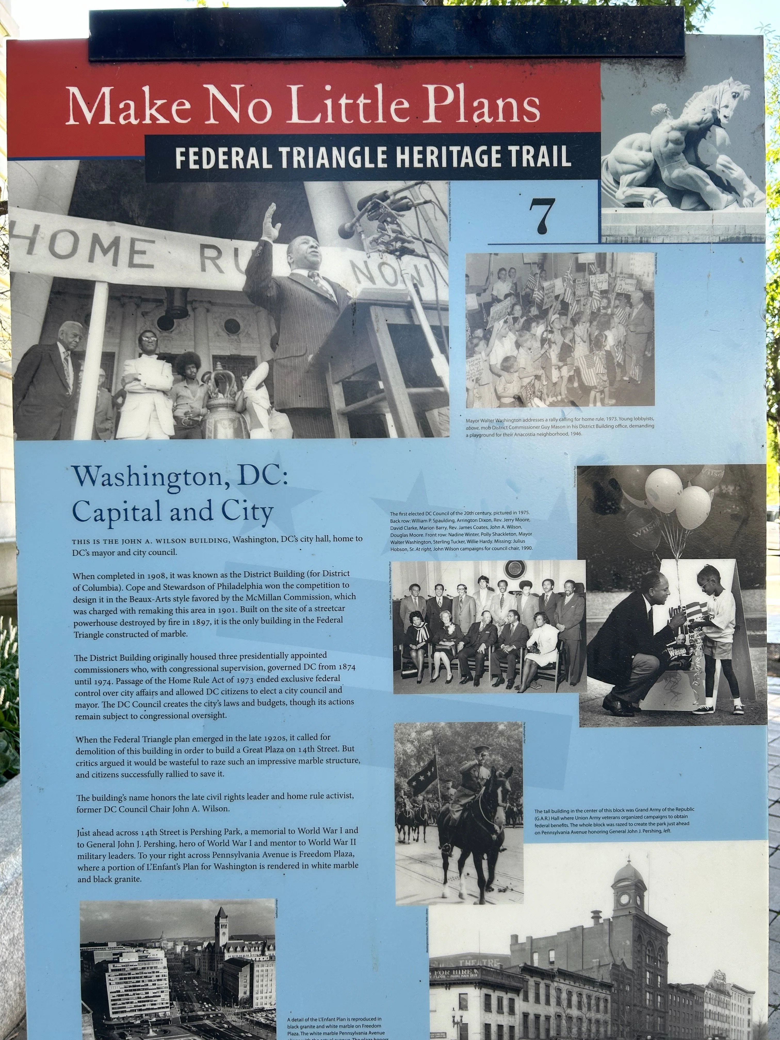 ワシントンD.C.の歴史を学ぼう2（Federal Triangle Heritage Trail
