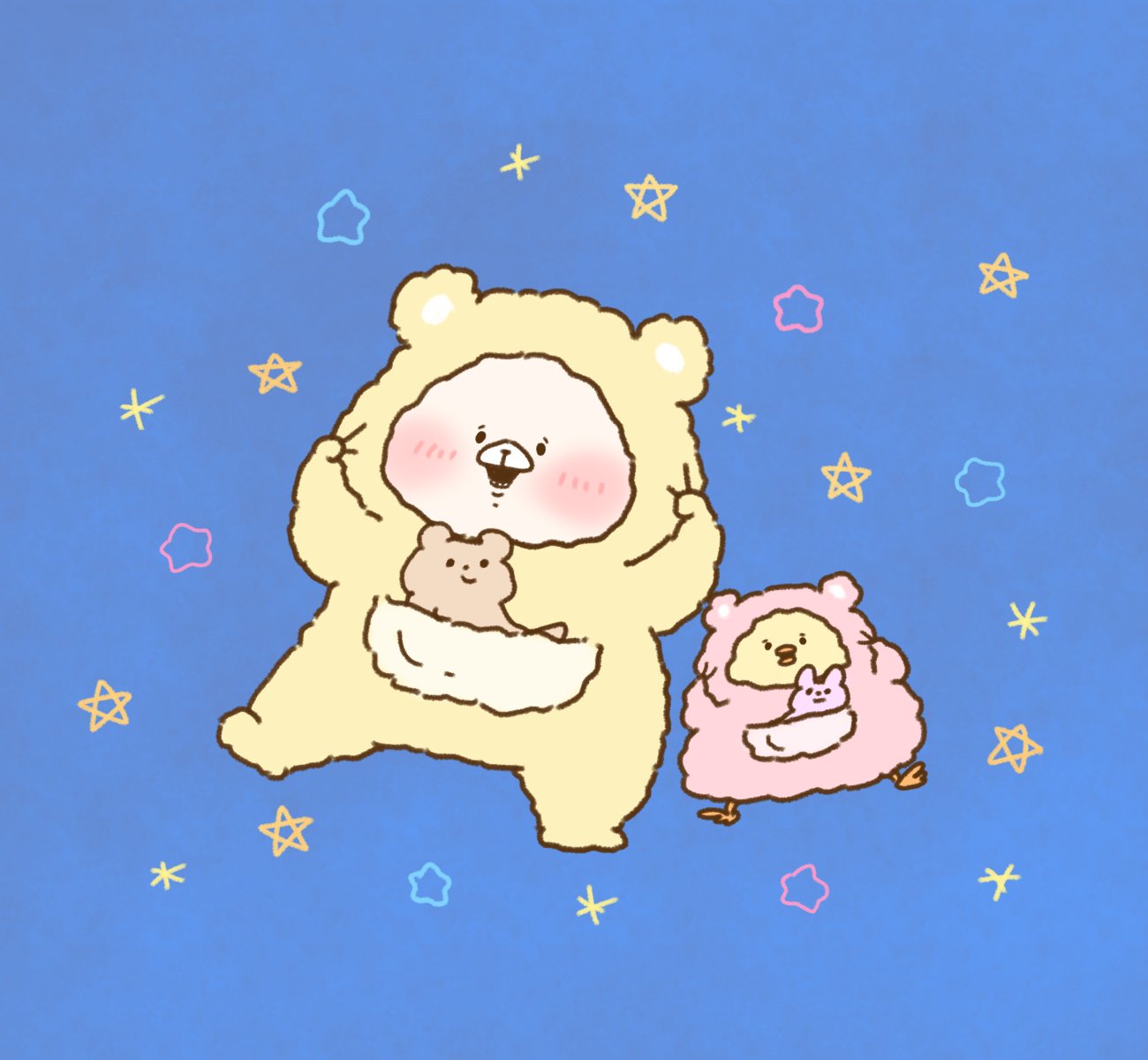 くまの流れ星クッキー☆ひよこちゃん ひよこちゃん ｜ キャラクター ｜ 株式会社ピーナッツクラブ | Peanuts