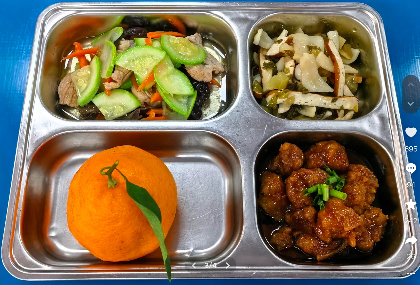 中国の給食