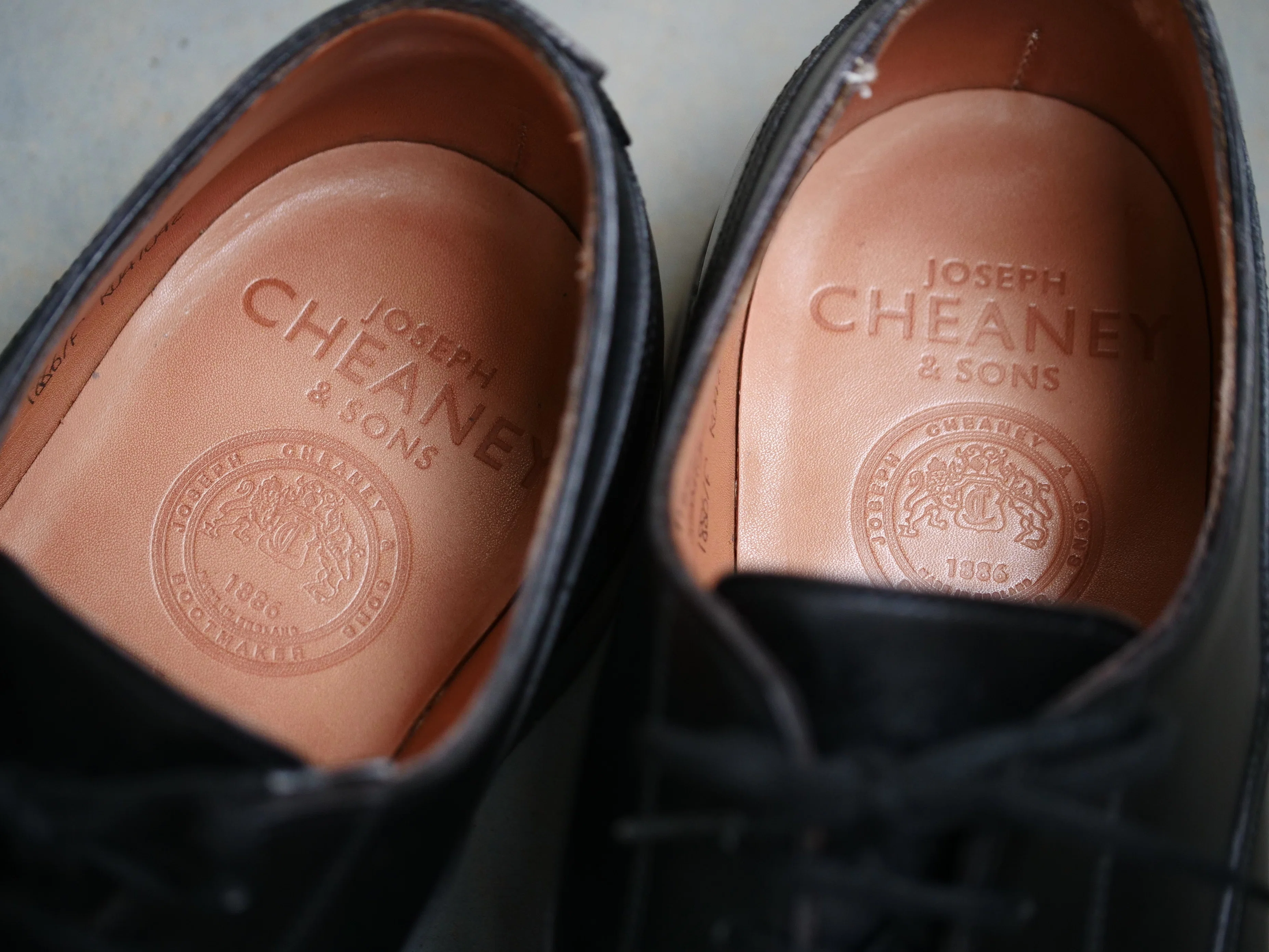 British-made leather shoes are also great. JOSEPH CHEANEY STANTON