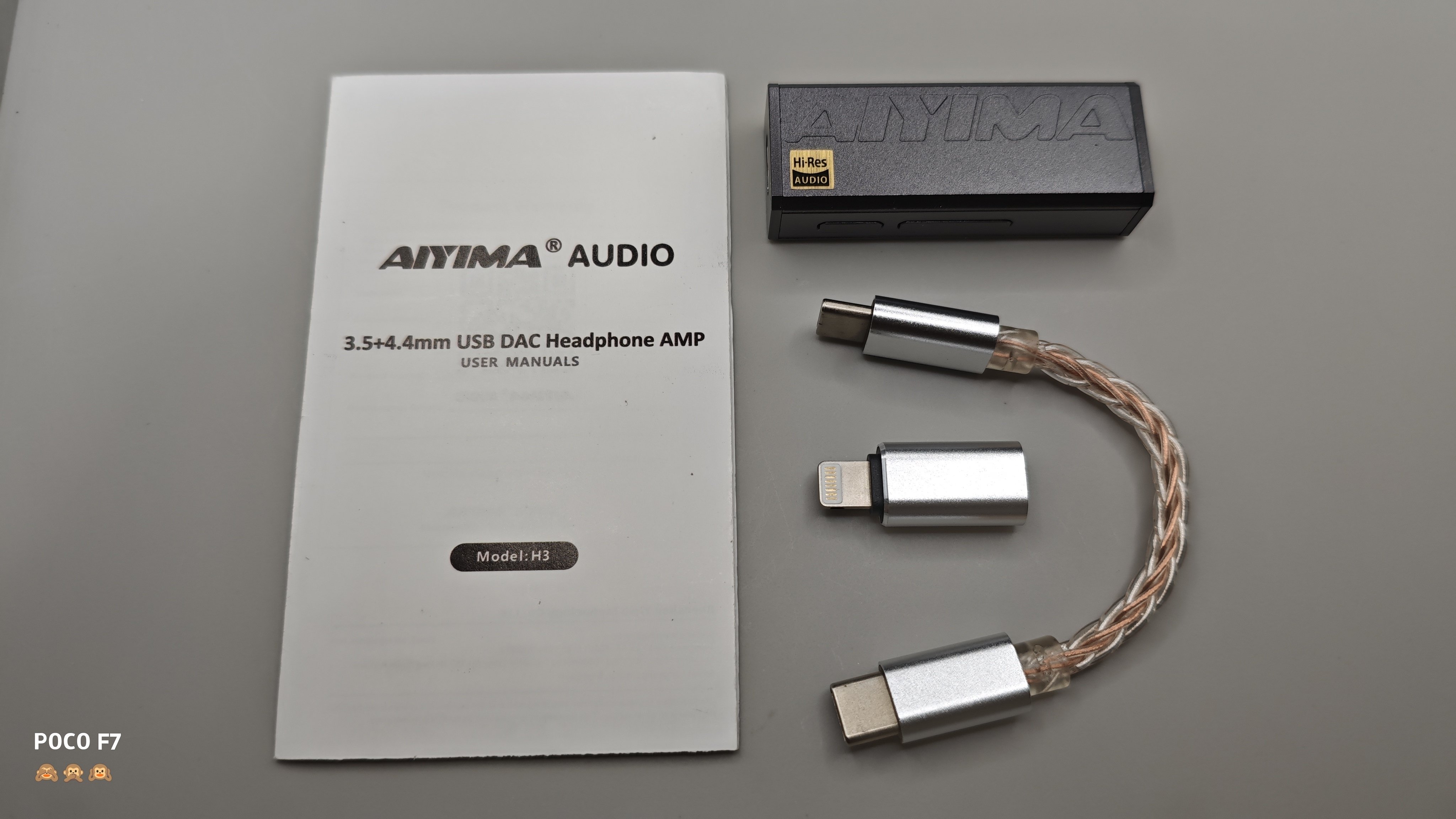 □AIYIMA H3 紹介（ドングルDAC）｜イヤホンジャックと豆🐒@ポタオデ