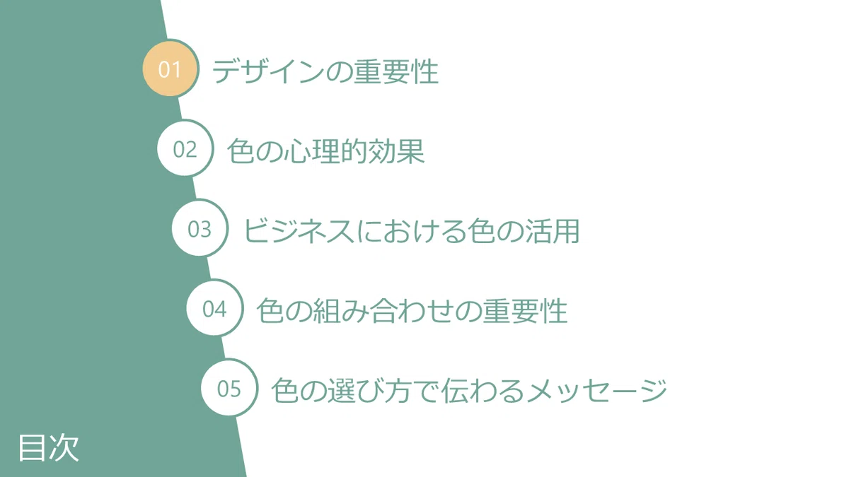 【無料配布】パワポ目次テンプレ｜6種類｜つみき｜AI×仕事効率化