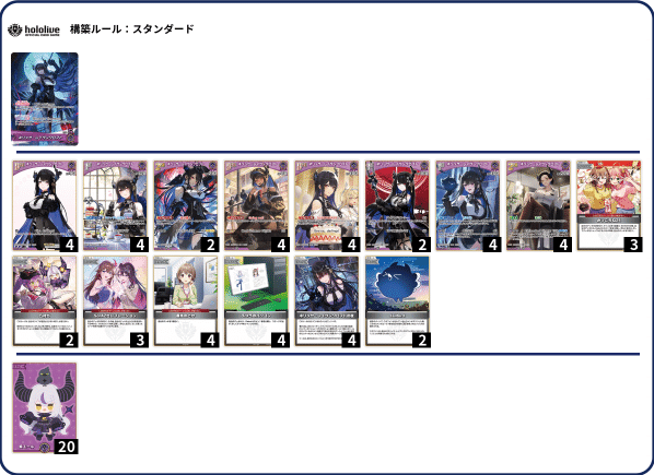 ホロライブカードゲーム ホロカ ネリッサ・レイヴンクロフト　構築デッキ OUR付 ホロライブ カードゲーム/ホロカ/hBP05/OUR/ネリッサ•レイヴン