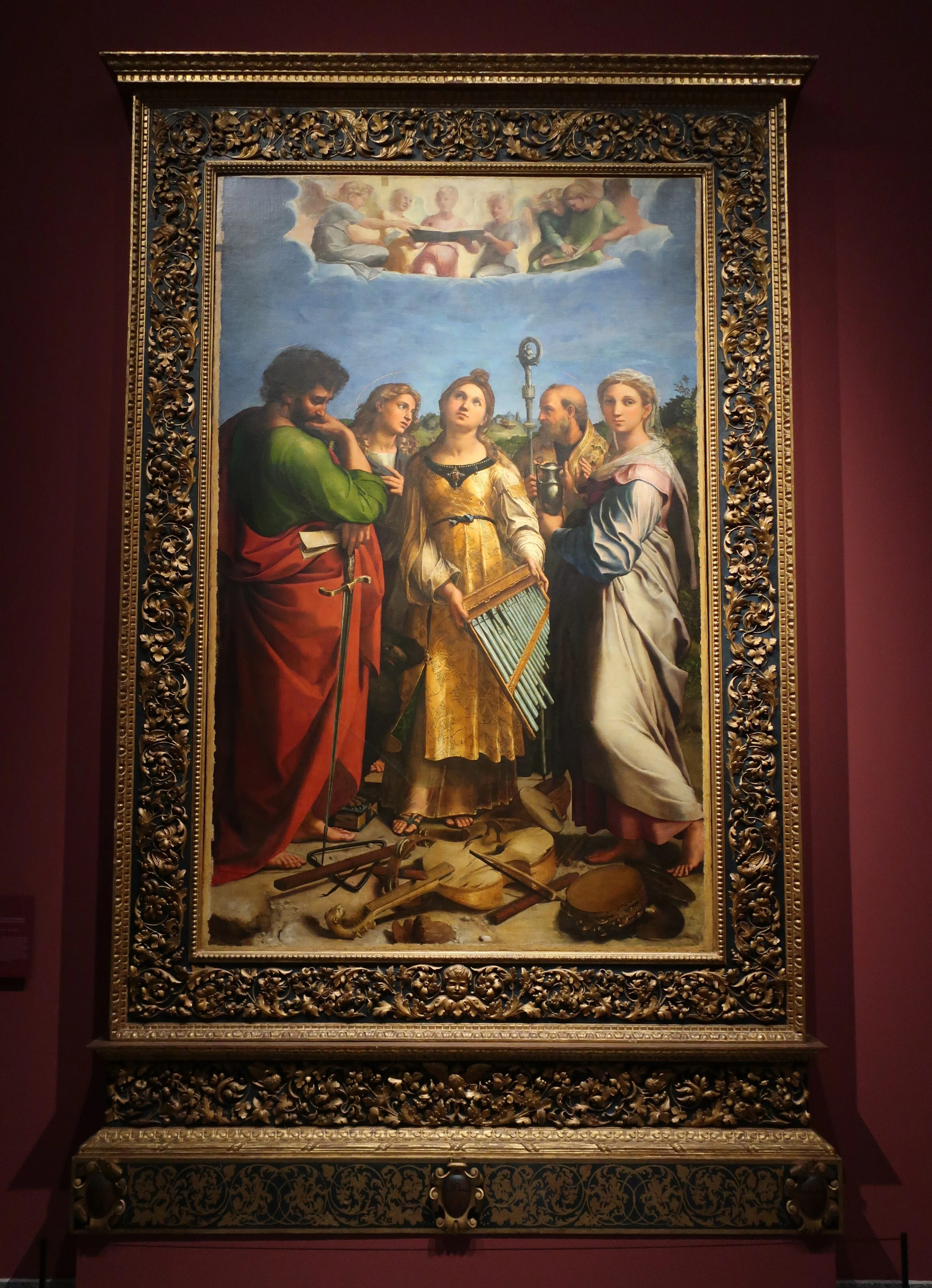 ラファエロの『サンタ・チェチリア』を観にボローニャ国立絵画館へ
