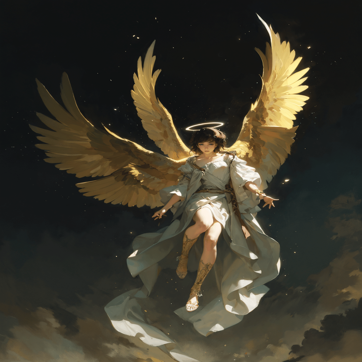 天使イラスト③エンジェル｜およよ