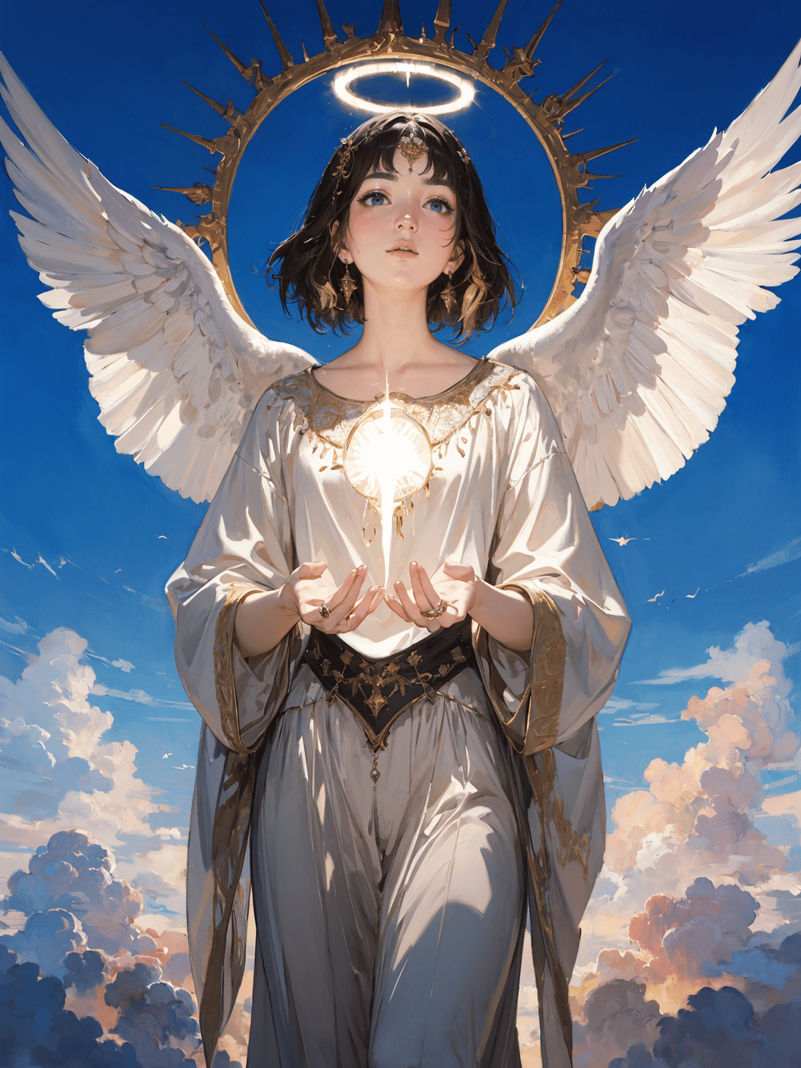 天使イラスト③エンジェル｜およよ