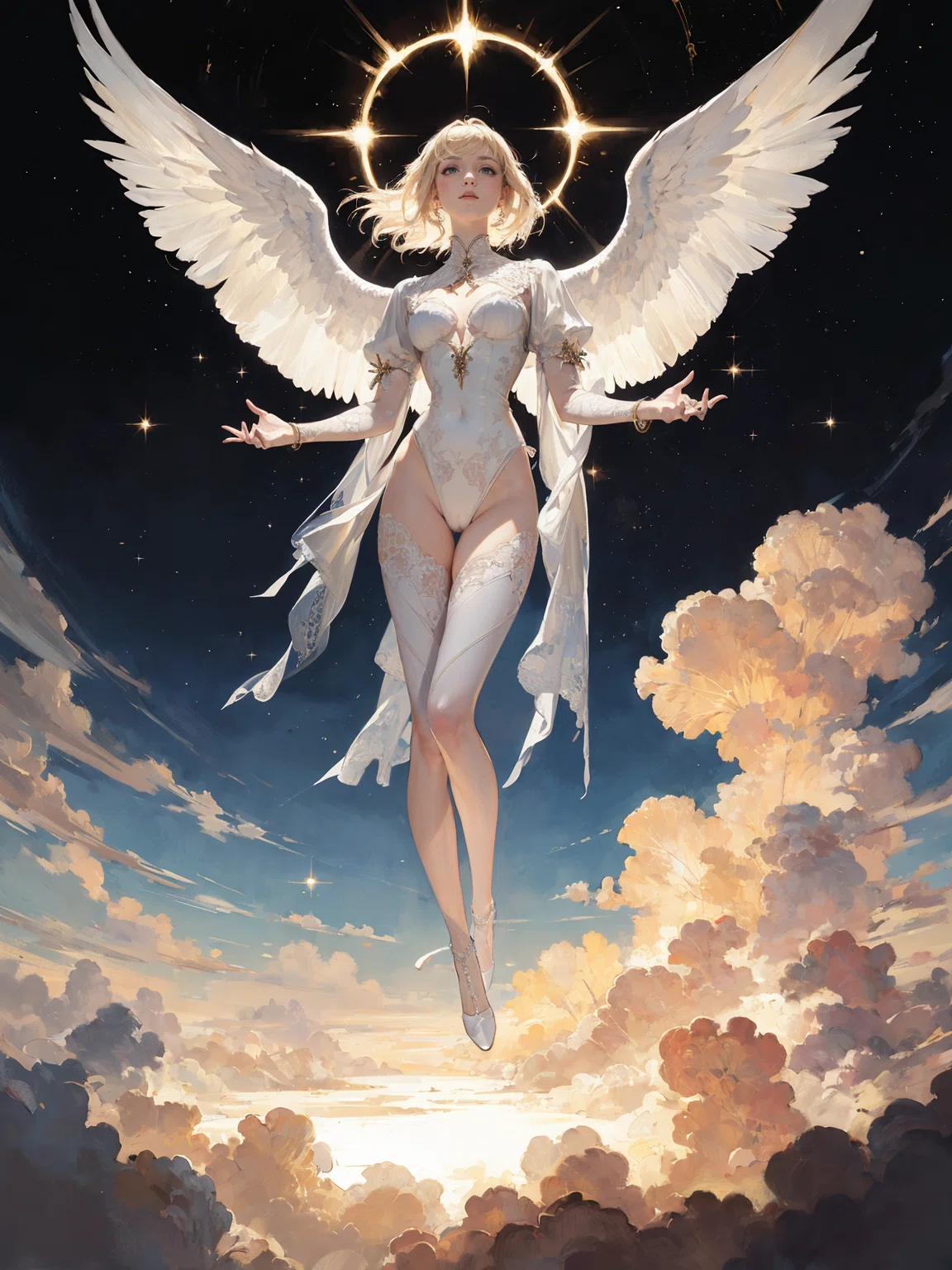 天使イラスト③エンジェル｜およよ