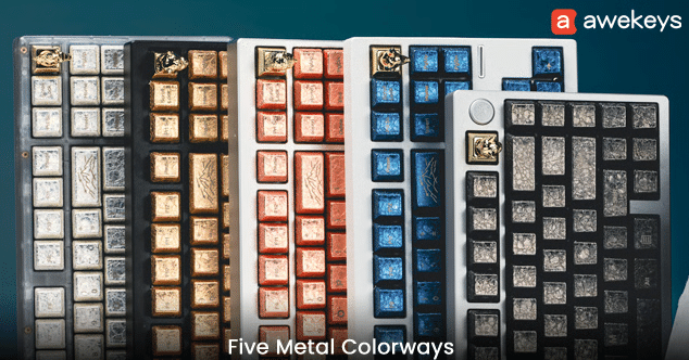 Awekeys フルメタルキーキャップセット Frigg Silver Awekeys フルメタルキーキャップセット Frigg Silver Awekeys