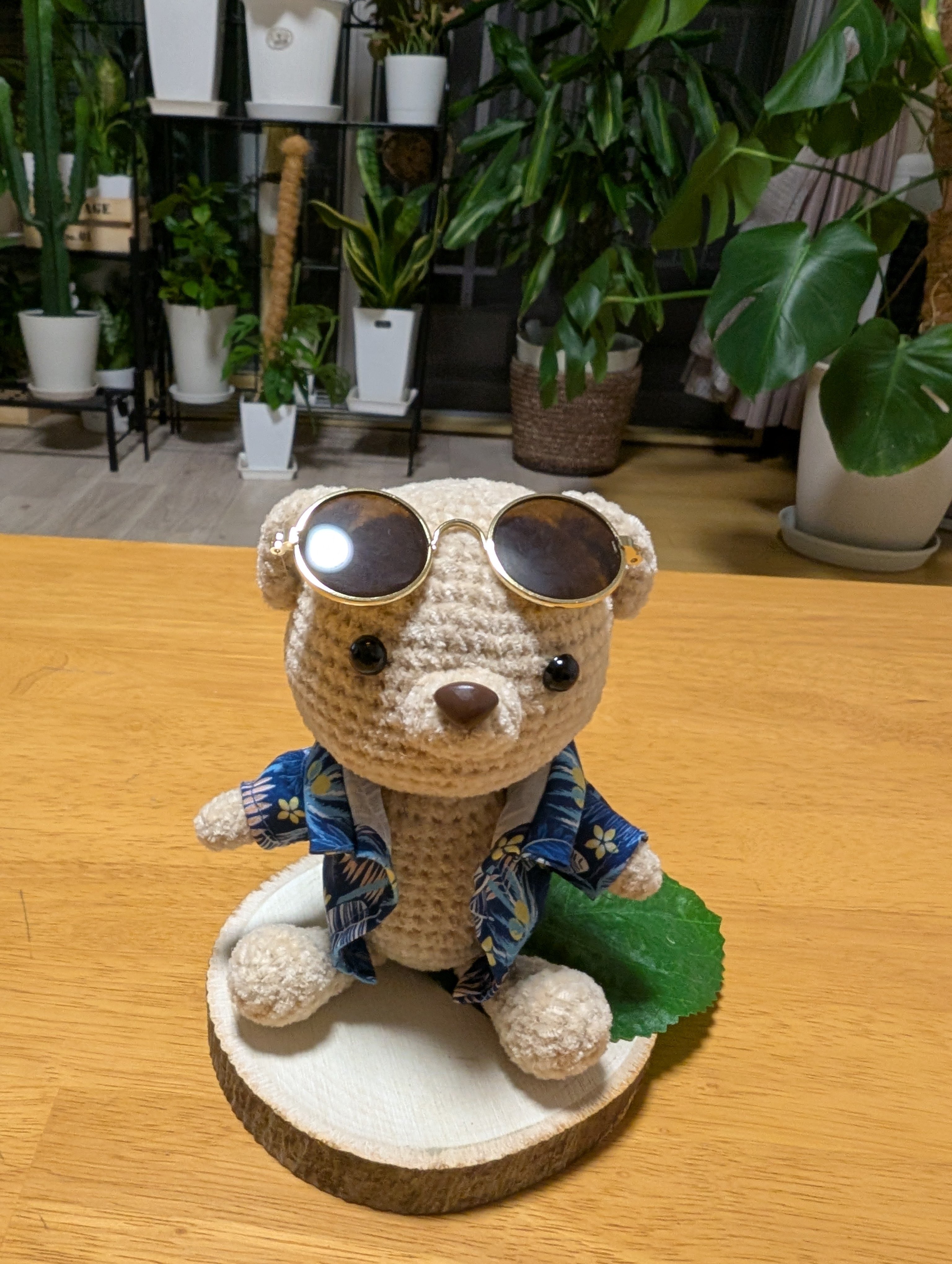 ハンドメイド　くまちゃん（まざり）No.２ ハンドメイド くまちゃんのぬいぐるみ - メルカリ