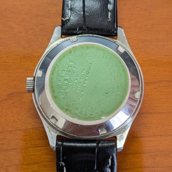 No.324 | Citizen | 4-039106 SMT | 裏蓋保護シートが付いていた時計