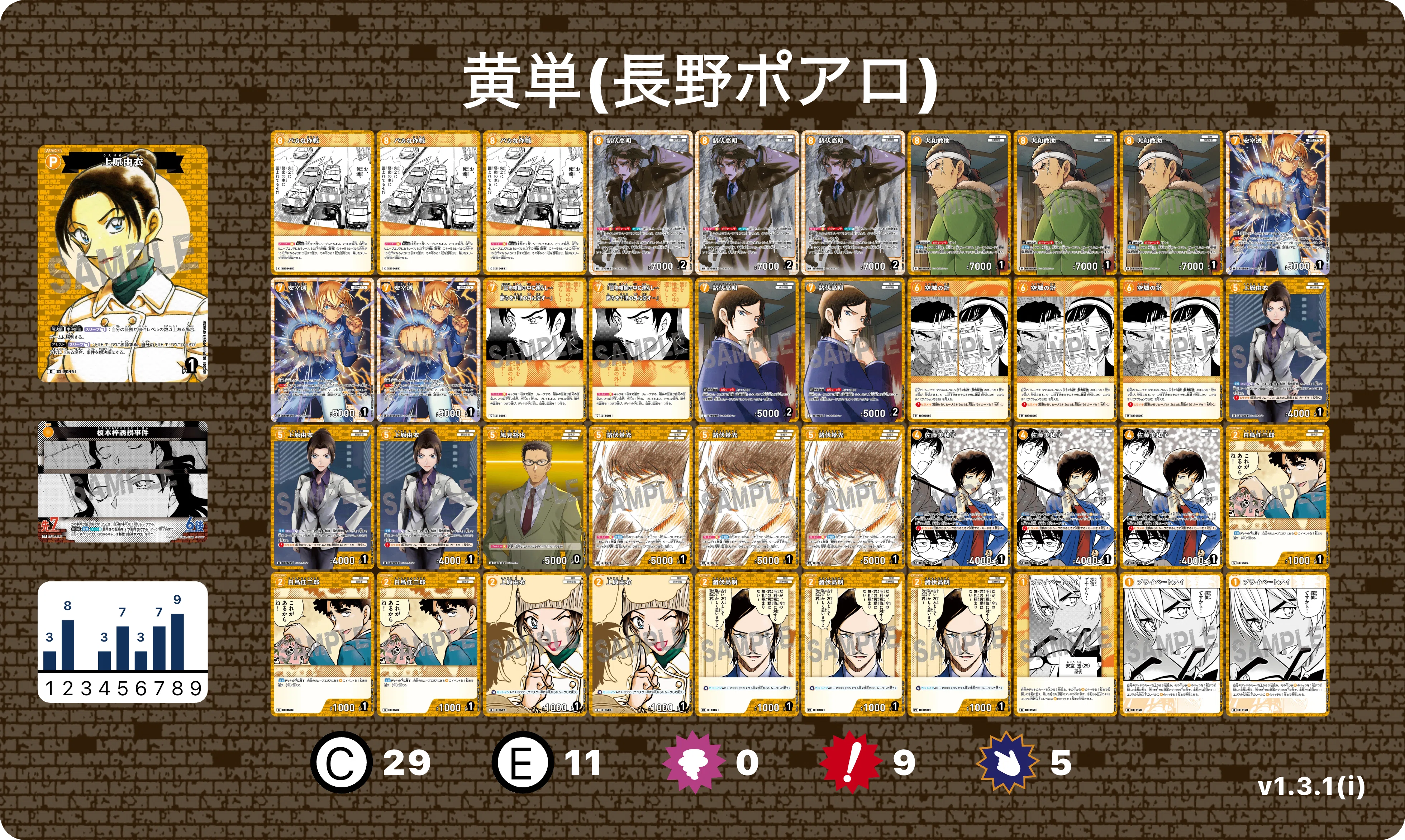 6弾環境】コナンカードの全17デッキについて考察！【全文無料