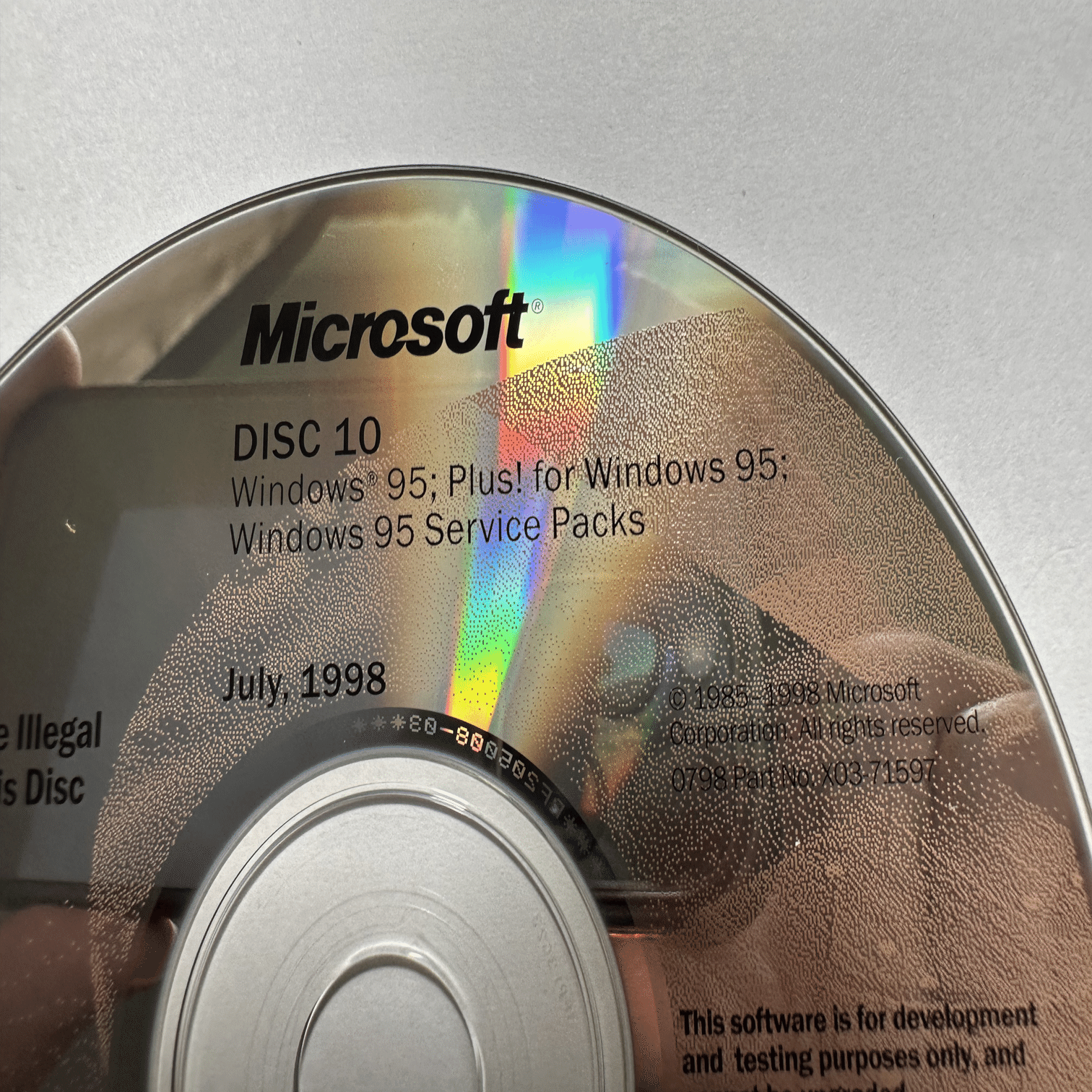 Windows95のCD-ROMを発見! (MSDN 1998バージョン)｜(株)アイオー