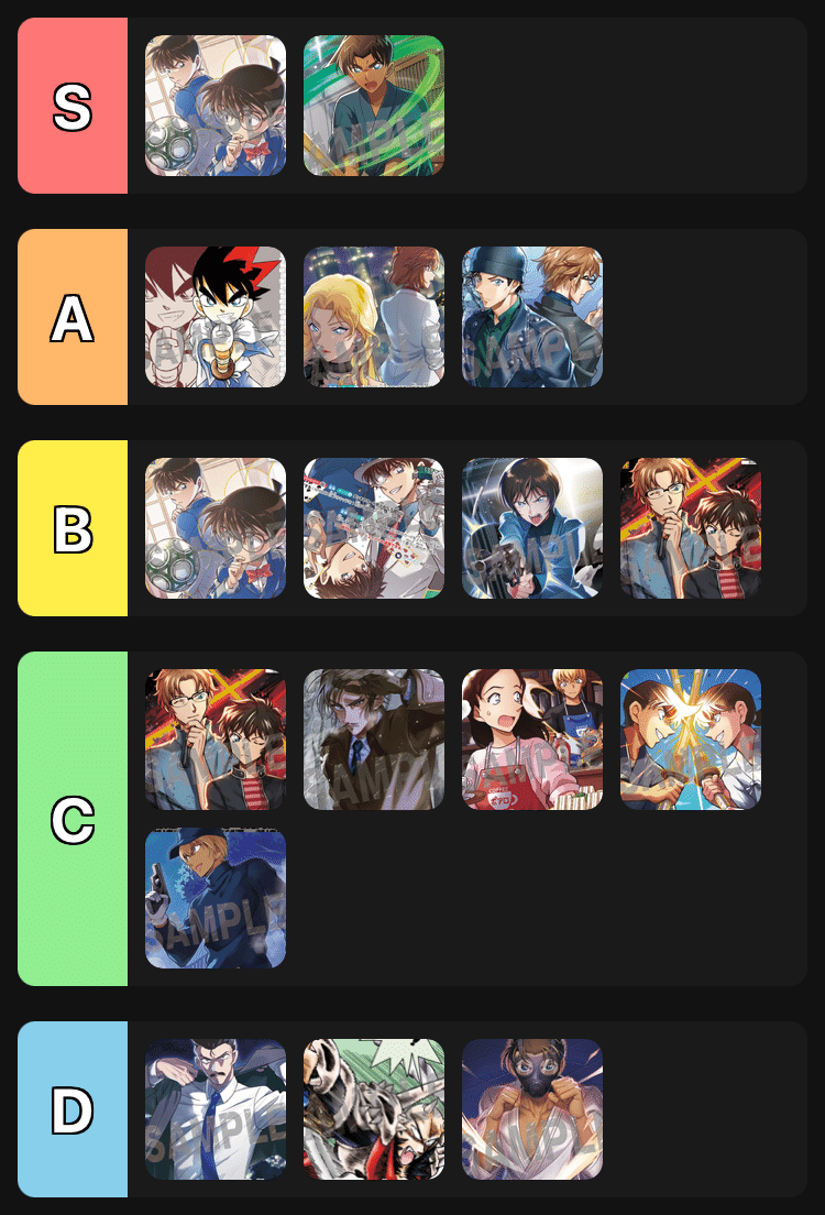 6弾環境】コナンカードの全17デッキについて考察！【全文無料