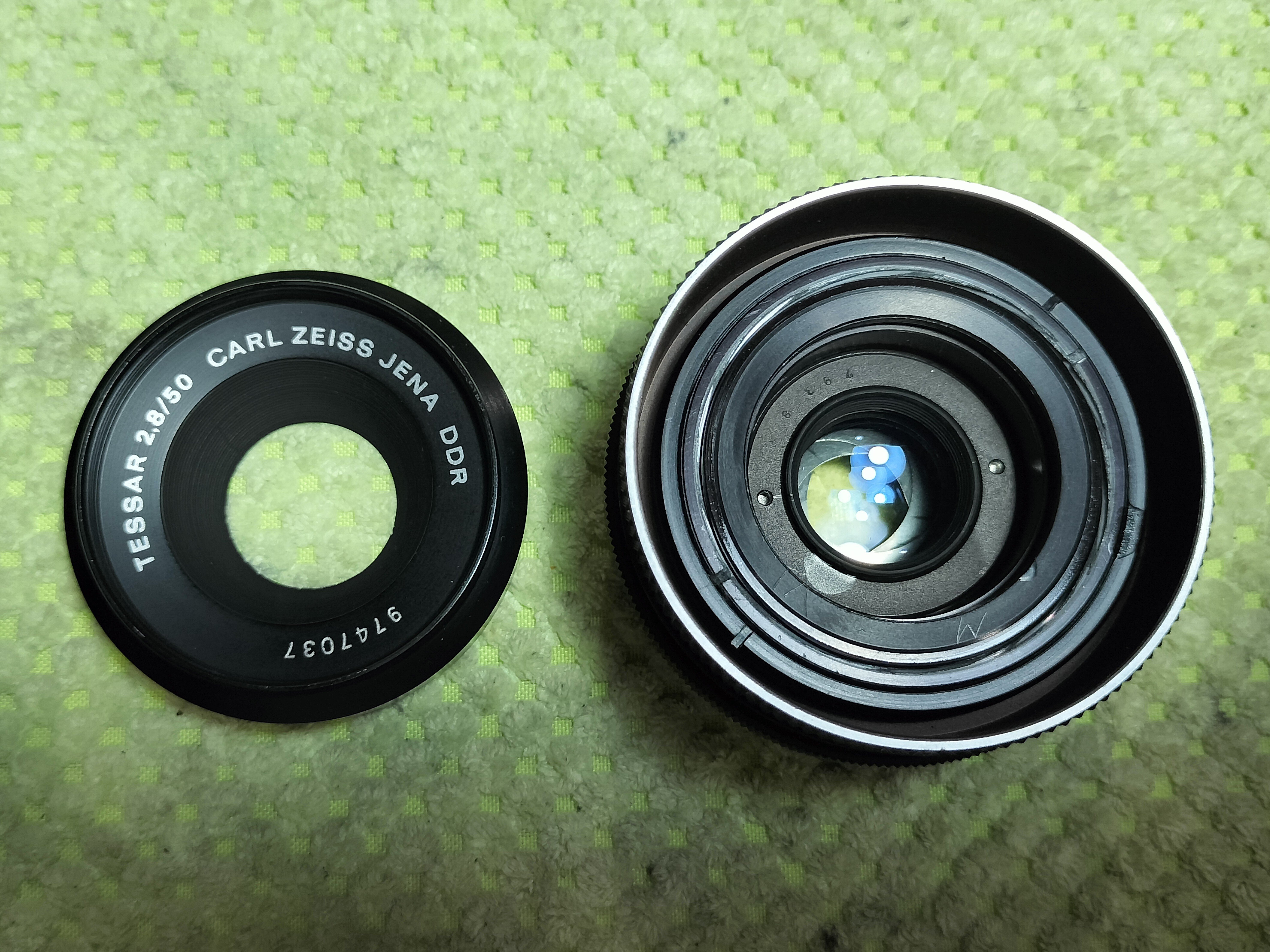 Carl Zeiss Jena DDR Tessar 50mm F/2.8の分解｜フィルムカメラ修理の