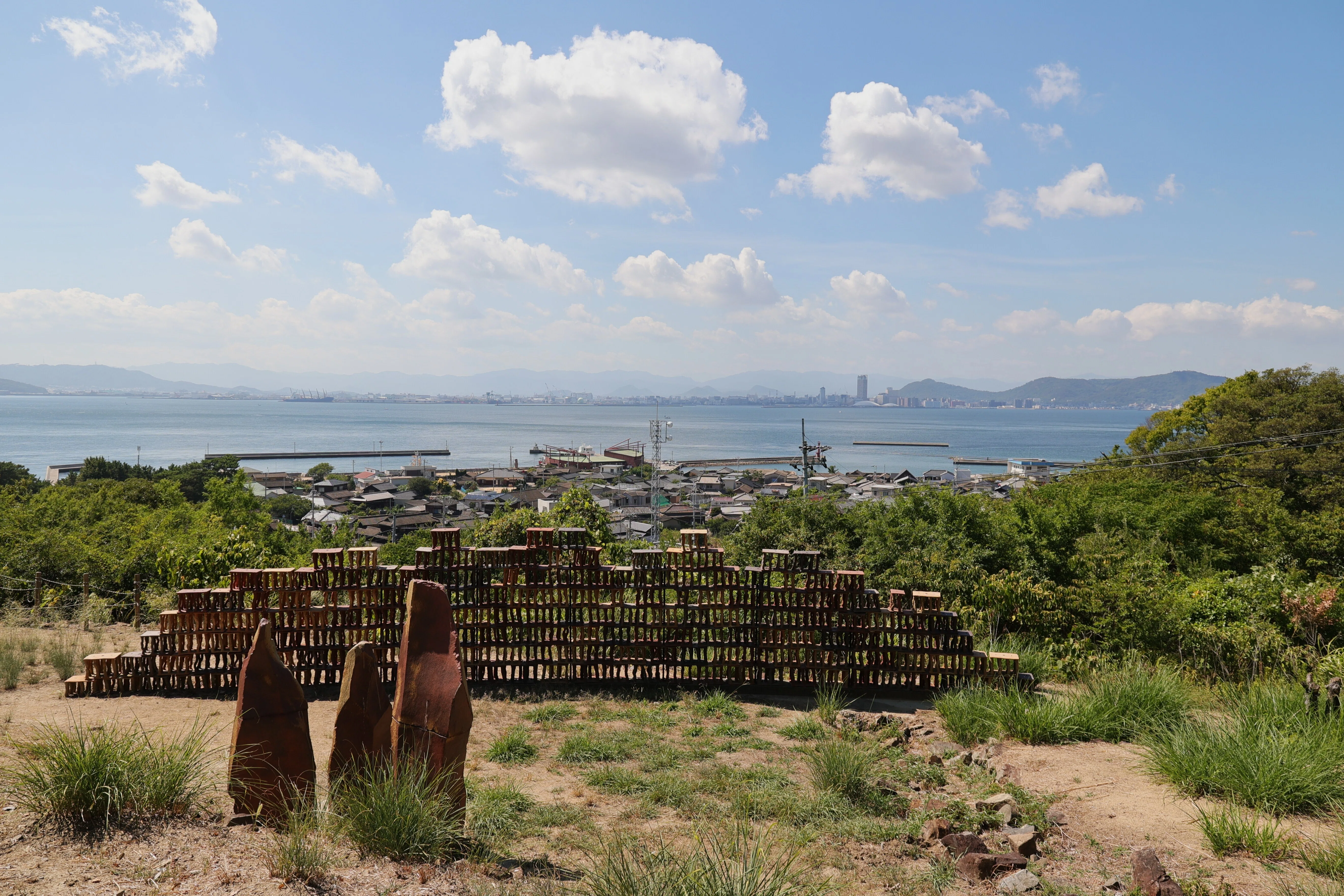 女木島06 ナビゲーションルーム/段々の風 -海風,太陽と遠景【瀬戸内