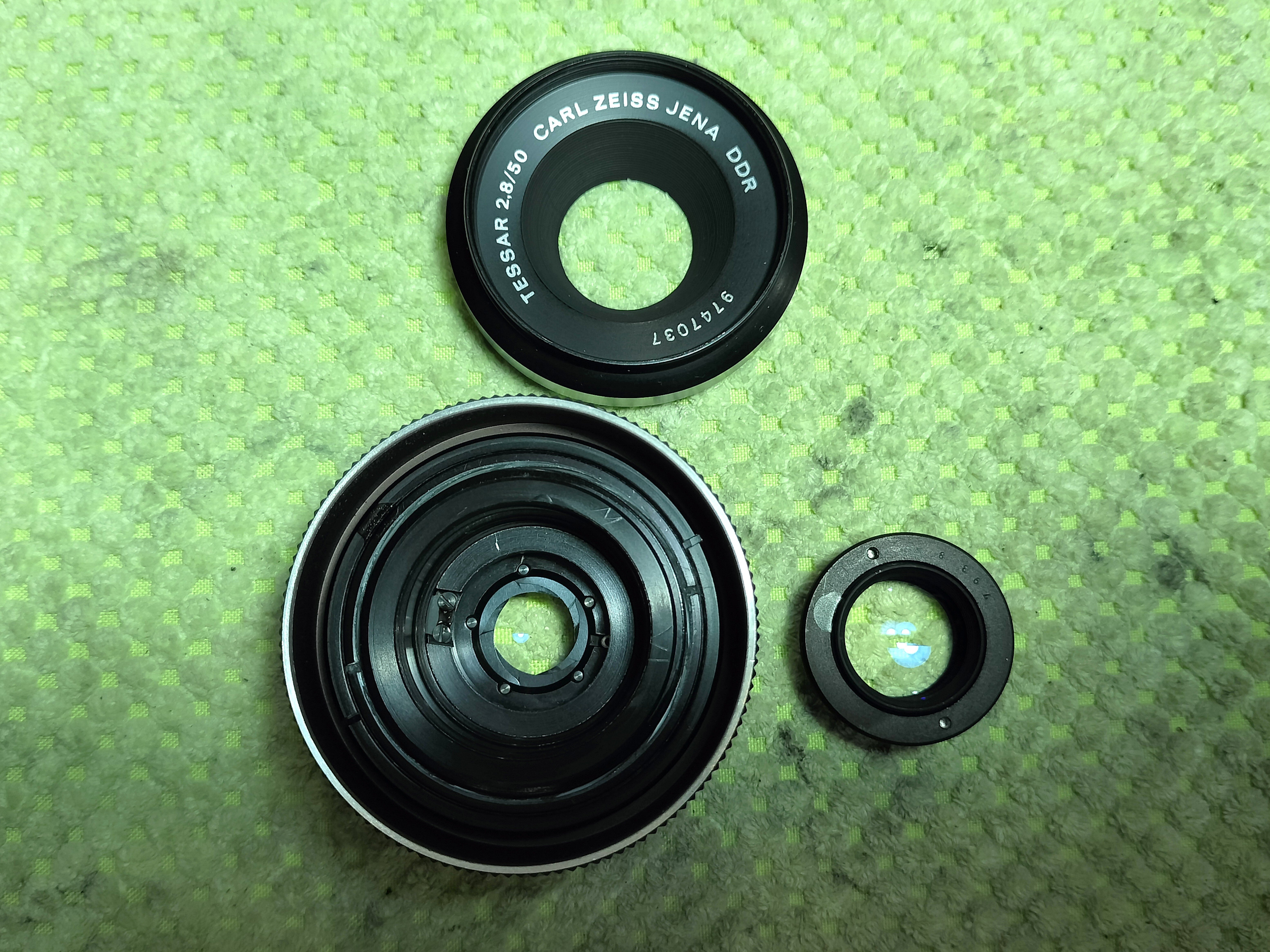 Carl Zeiss Jena DDR Tessar 50mm F/2.8の分解｜フィルムカメラ修理の
