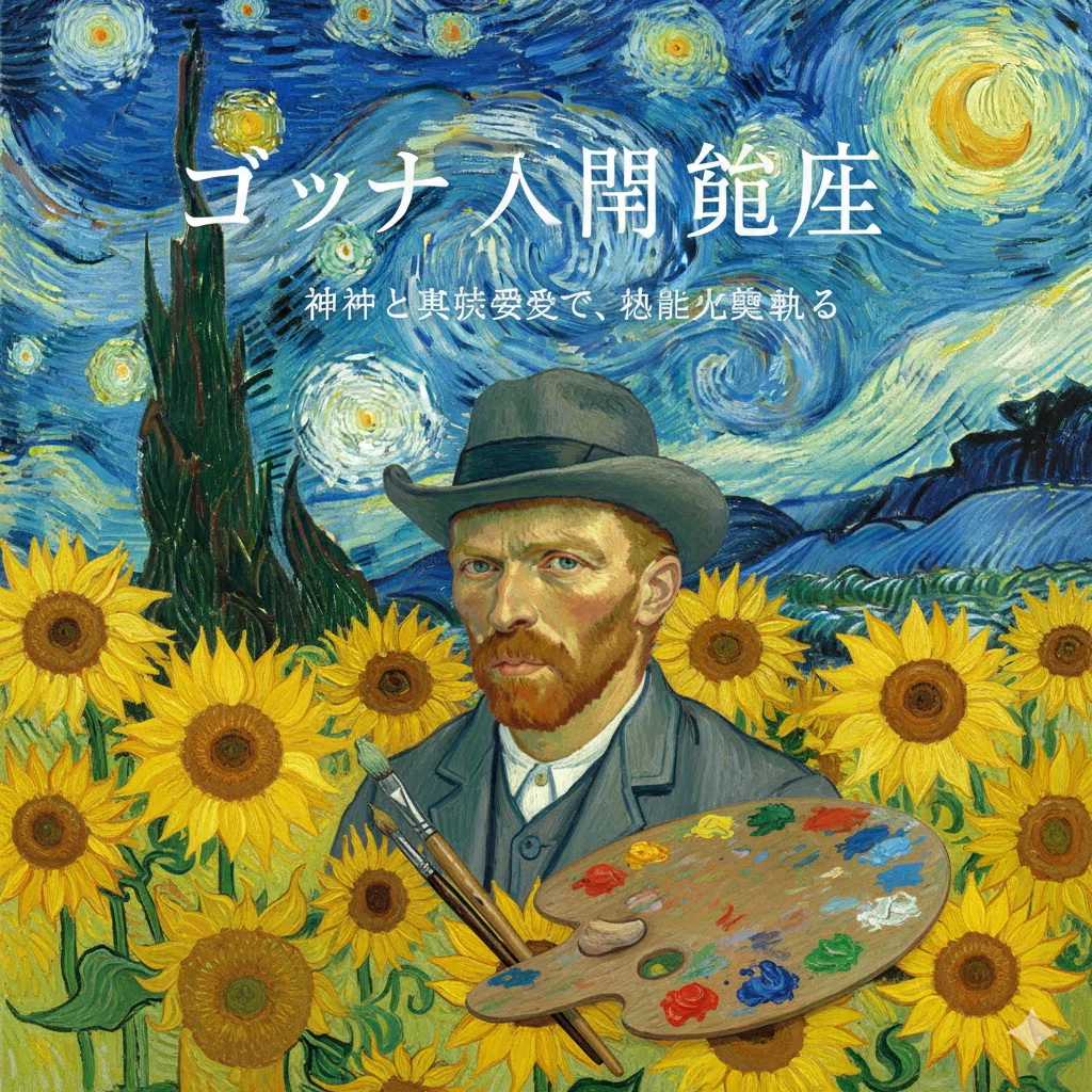 ゴッホ入門講座：神話と真実の狭間で、魂の炎に触れる【Van Gogh: An