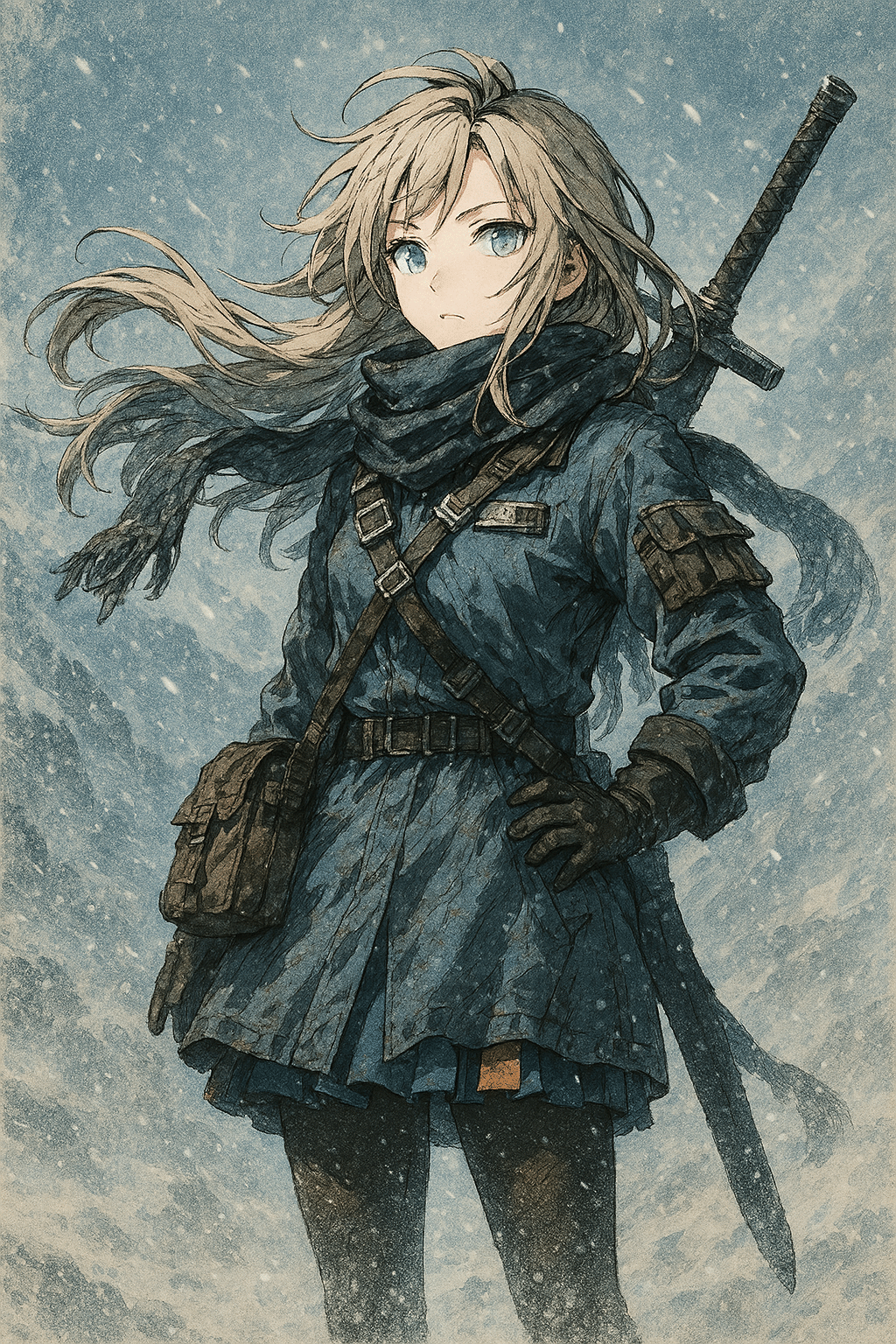 剣士】×美少女｜生成AIイラスト｜タイガ乃箱庭｜タイガ＠AIイラスト