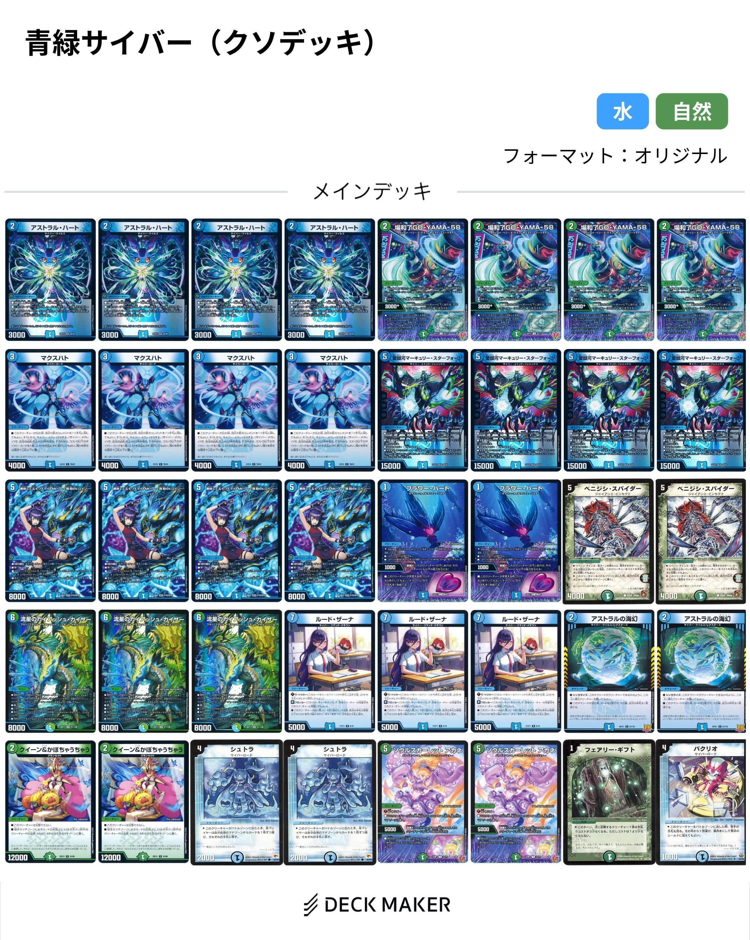 サイバー デッキ クソデッキ】青緑サイバーのすゝめ｜magical?