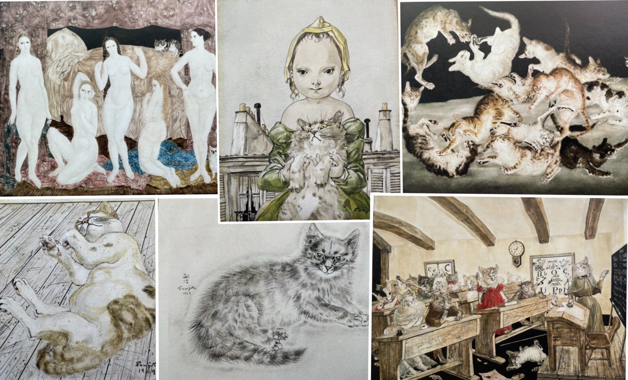 猫の絵画 フジタからはじまる猫の絵画史 藤田嗣治と洋画家たちの猫 – 美術