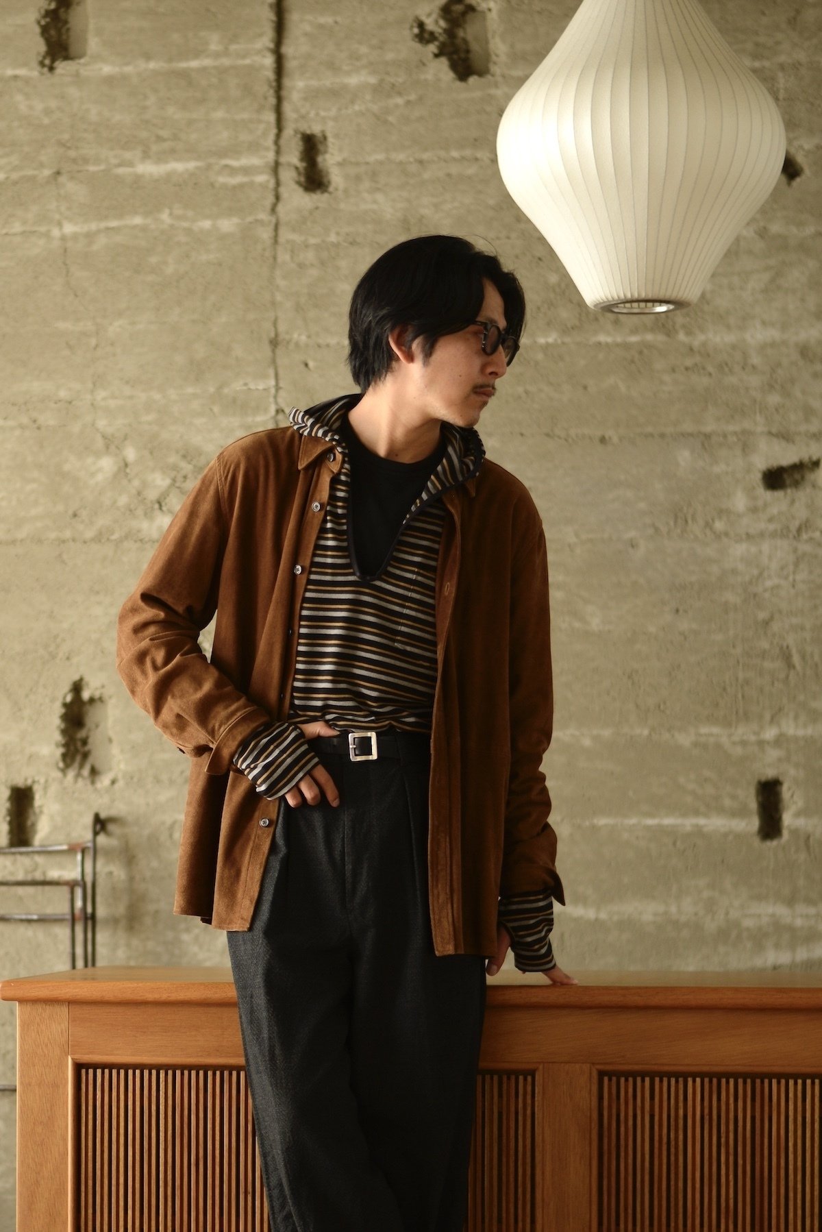 トップス BLACK BIRD 25aw Hooded Skipper Cutsewn file.jpg