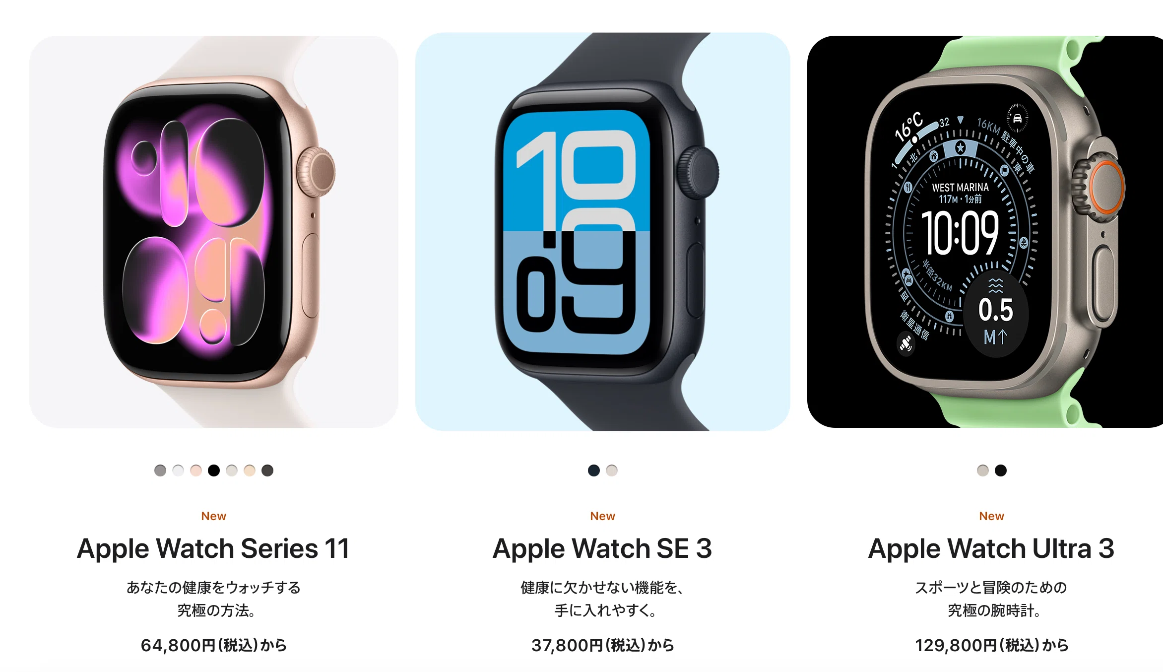 Apple Watch SE 第3世代 vs Series 11 徹底比較｜初心者はどっちを選ぶ 