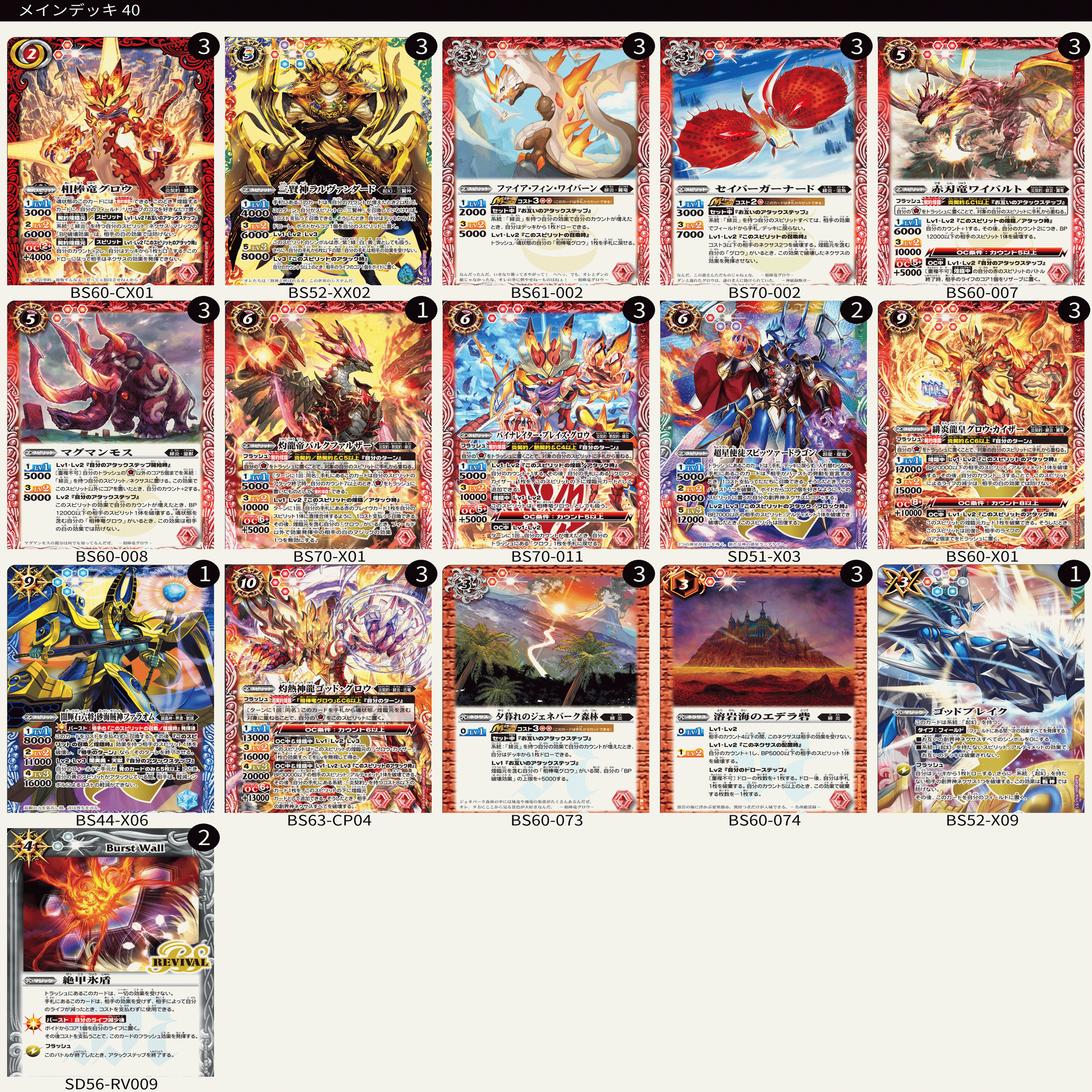 神殺しの拳！「炎契約」(ガチデッキ)｜Nao_T.BS