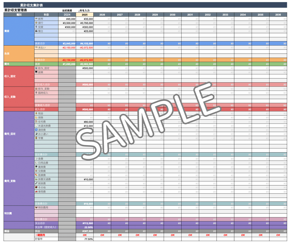 家計簿サンプル配布中】手取り20万で1000万円貯める複式簿記家計簿〜お金の流れを一元化しよう〜｜廣瀬 和也（Kazuya Hirose）