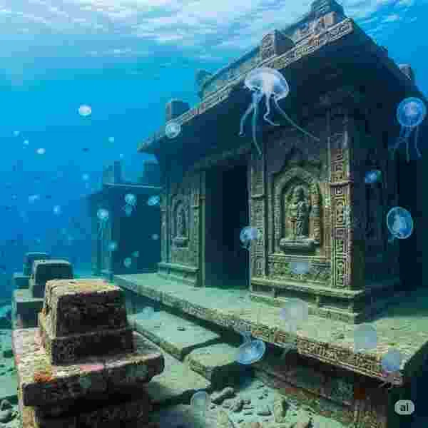 海底遺跡 （与那国島 風） 写真素材（サンプル）05