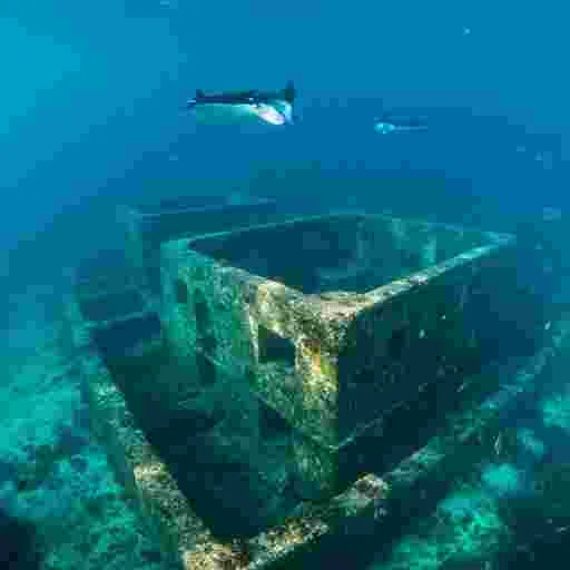 海底遺跡 （与那国島 風） 写真素材（サンプル）06
