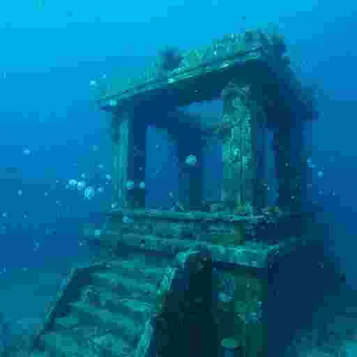 海底遺跡 （与那国島 風） 写真素材（サンプル）07