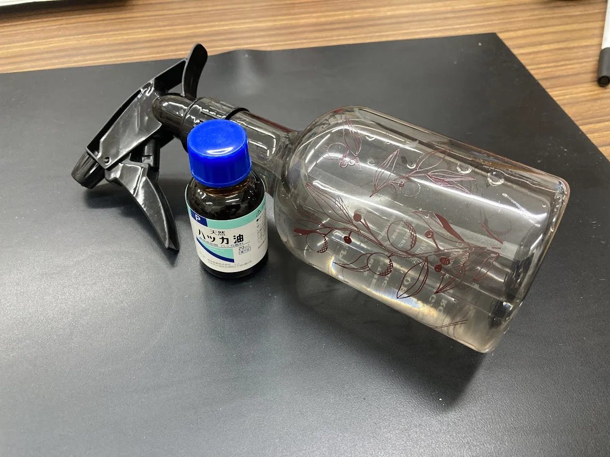ハッカ 油 スプレー 作り方 水道 水