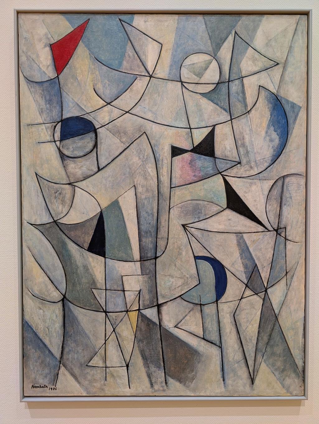 難波田龍起のゆらめく抽象画を見に東京オペラシティに行った話