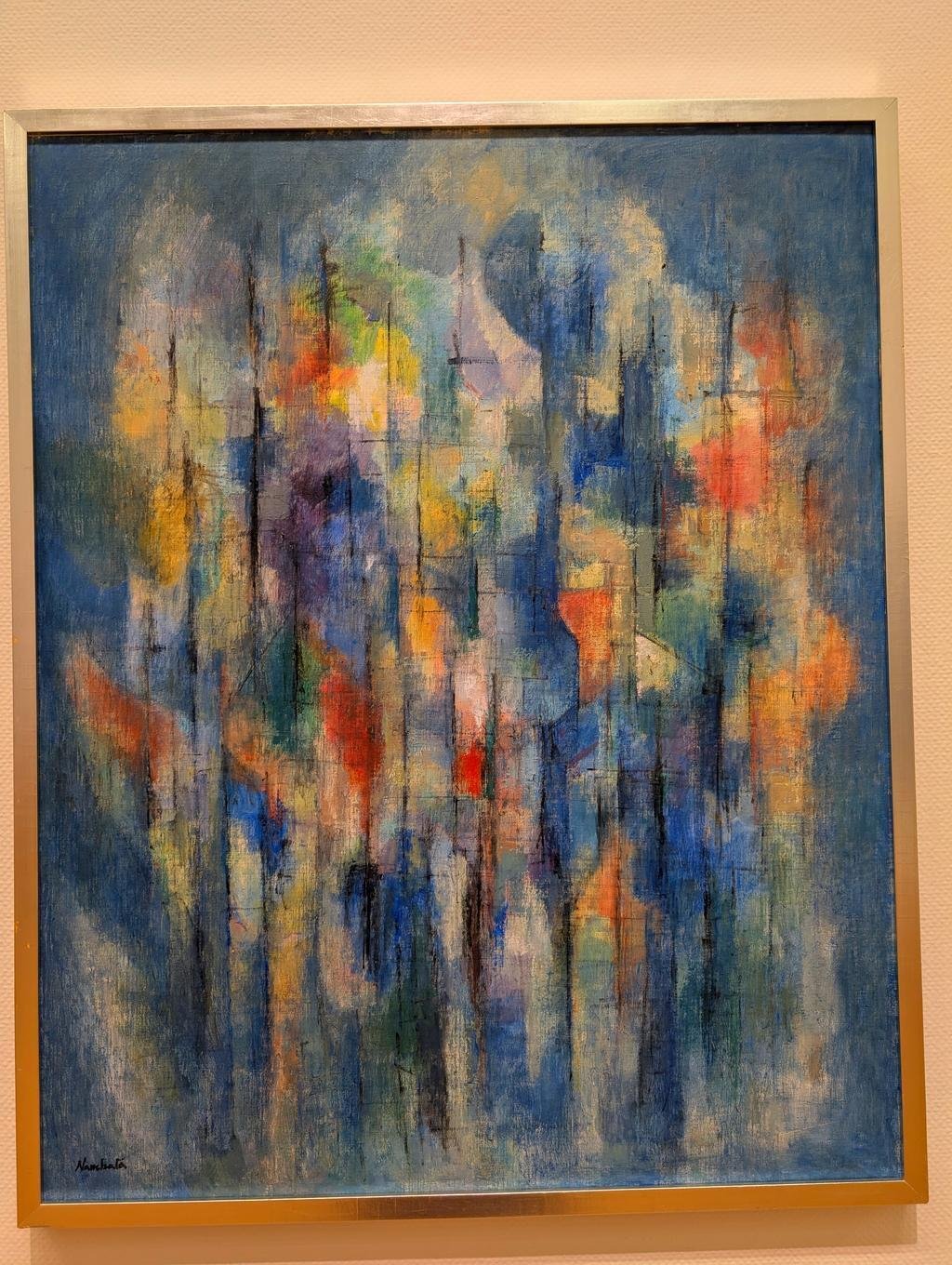 難波田龍起のゆらめく抽象画を見に東京オペラシティに行った話。｜Nyori