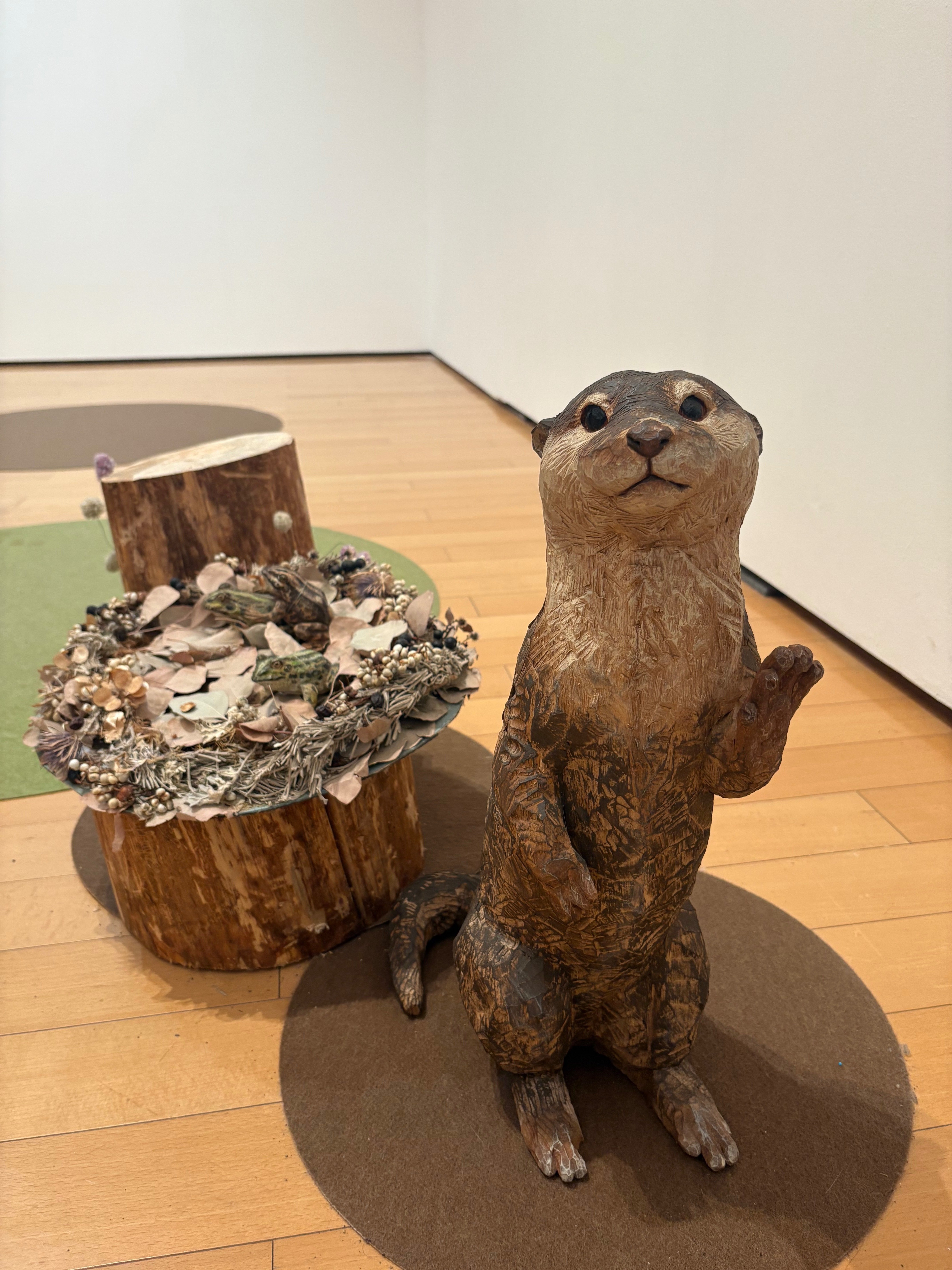 はしもとみお木彫展に行ってきた｜くろねこ