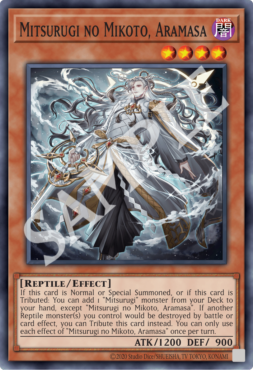 遊戯王 ミツルギ デッキパーツセット 天羽々斬之巳剣 巳剣之尊麁正