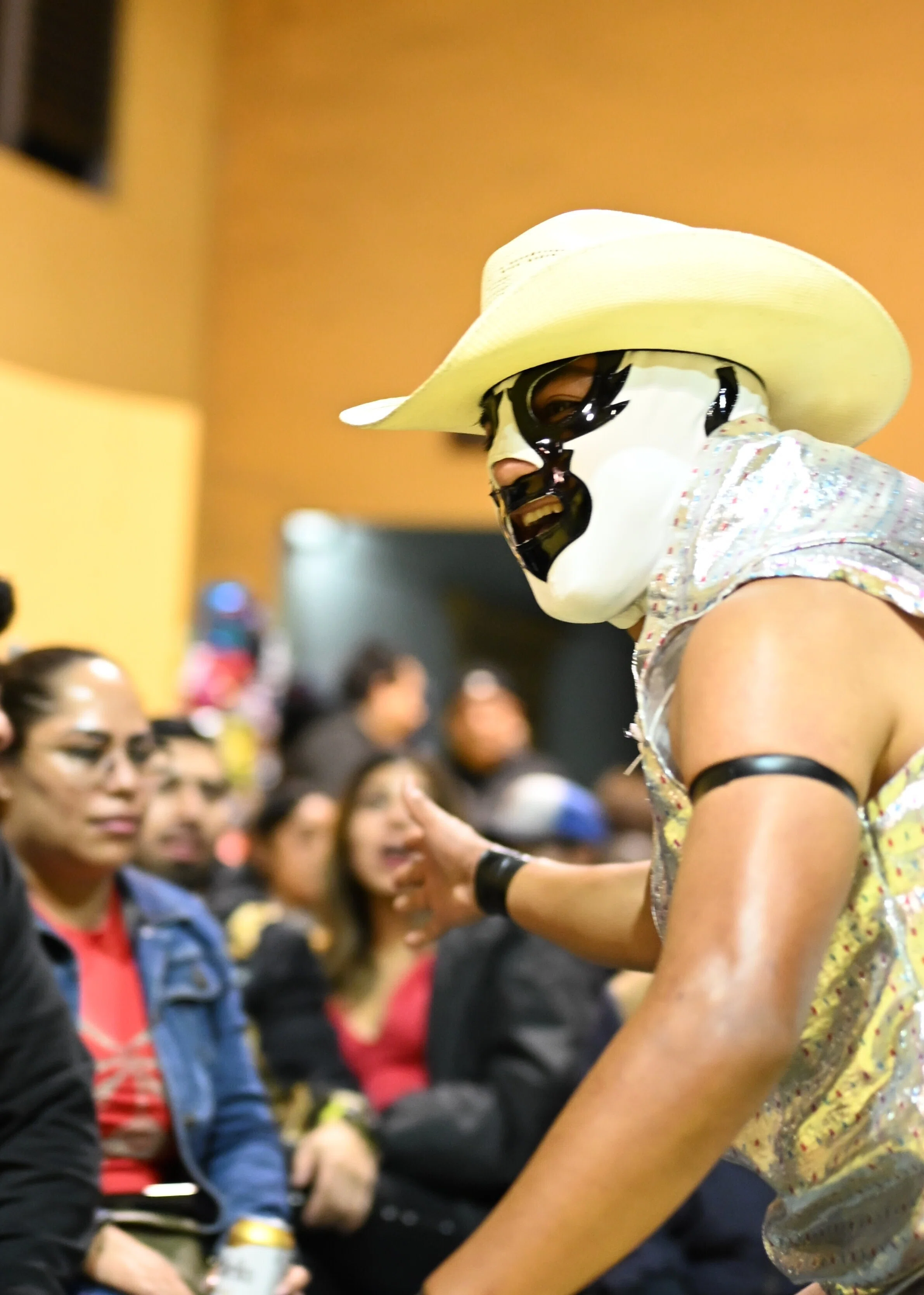 ルチャリブレ写真を美術館のイベントに提供しましたメキシコ・オアハカ
